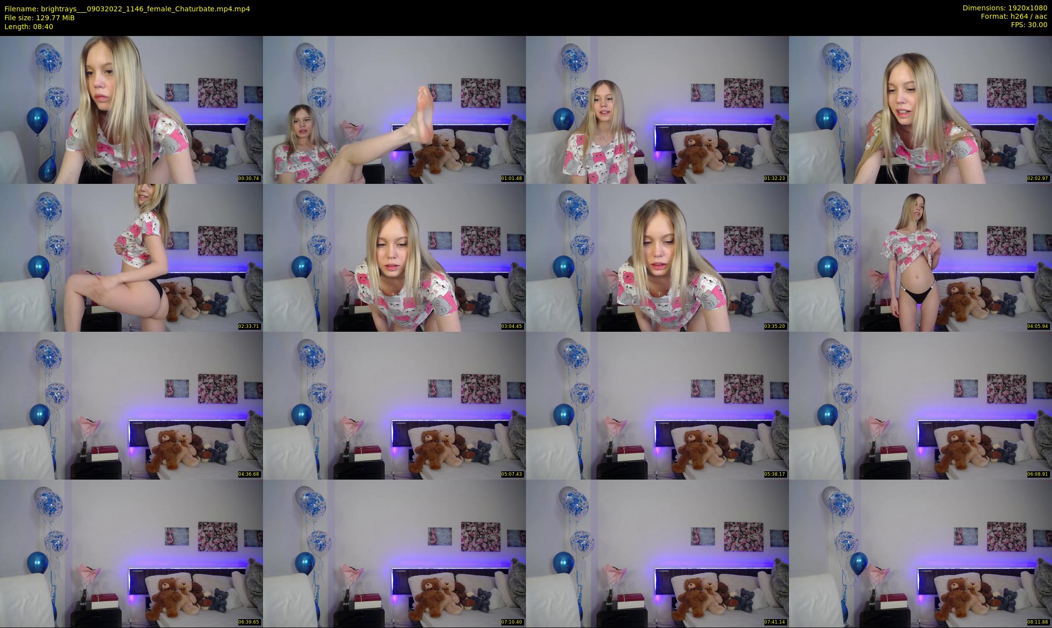 brightrays__ — 9 minute Chaturbate female cam show recording, 1080p, Mar 9, 2022