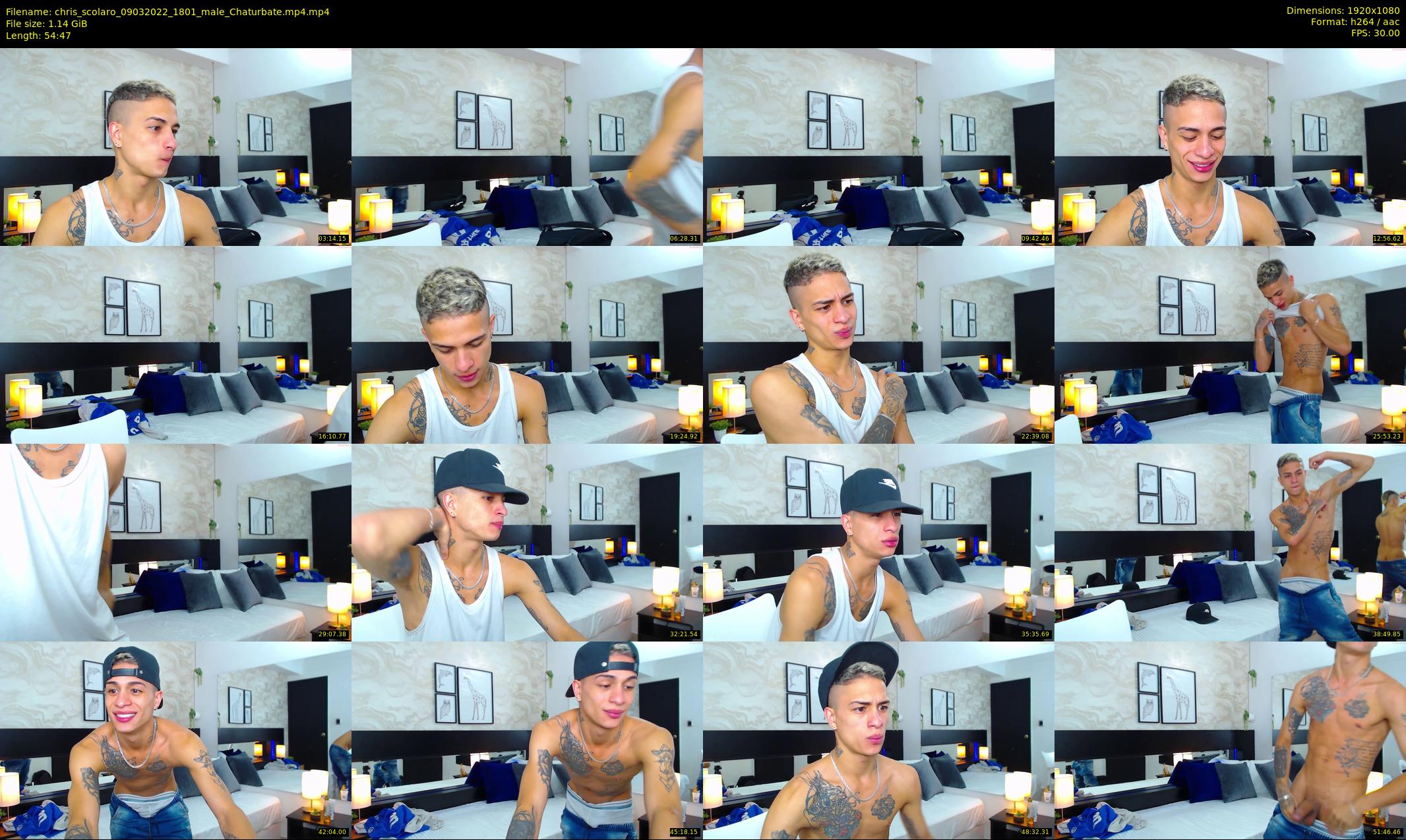 chris_scolaro — 55 minute Chaturbate male cam show recording, 1080p, Mar 9, 2022
