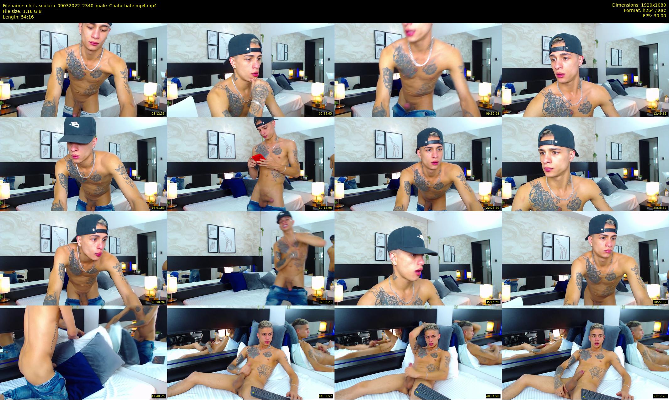 chris_scolaro — 55 minute Chaturbate male cam show recording, 1080p, Mar 9, 2022