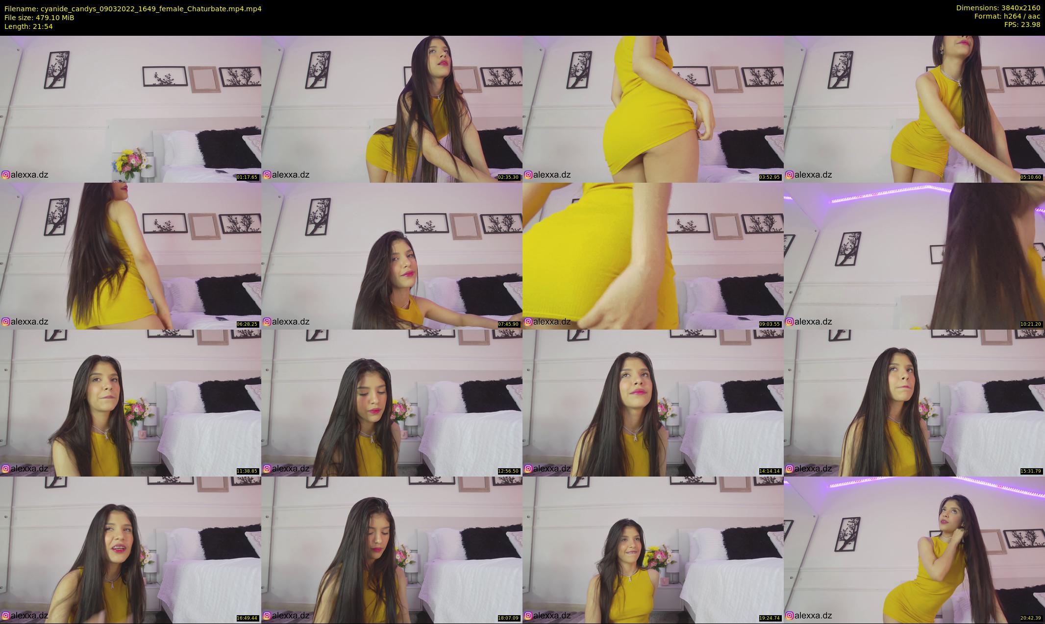 cyanide_candys — 22 minute Chaturbate female cam show recording, 4K, Mar 9, 2022