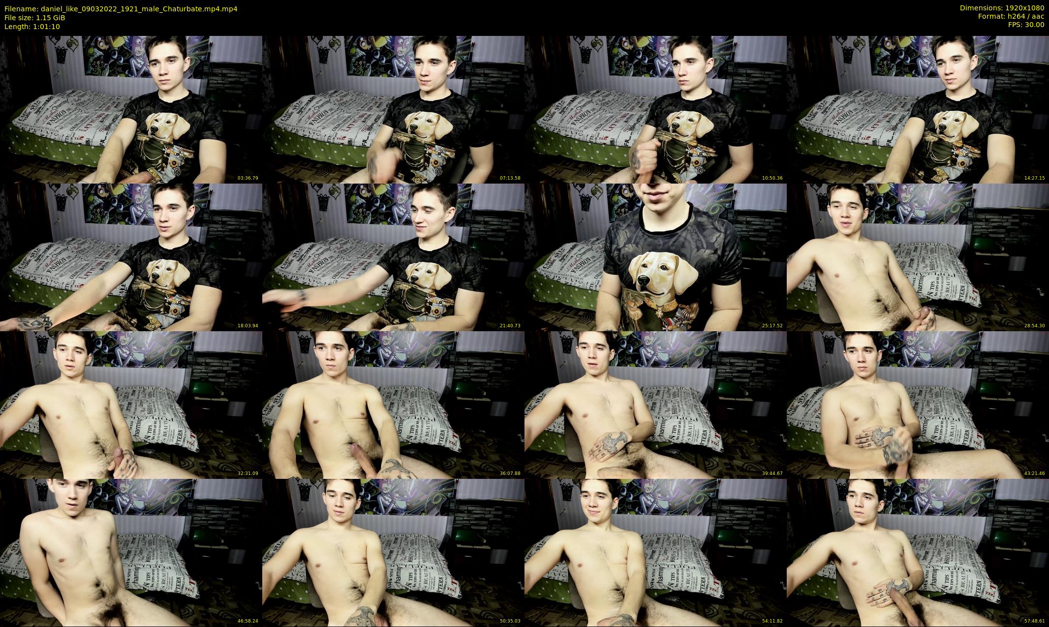 daniel_like — 62 minute Chaturbate male cam show recording, 1080p, Mar 9, 2022