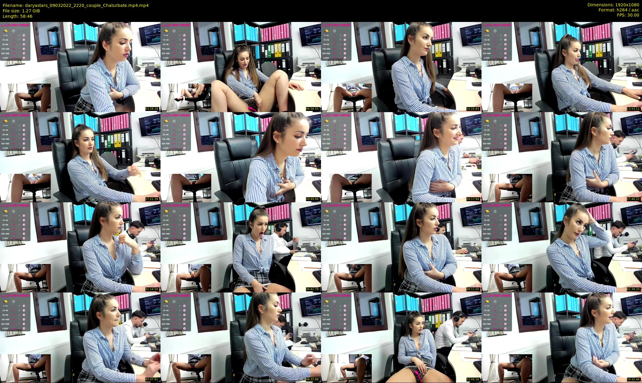 daryastars — 59 minute Chaturbate couple cam show recording, 1080p, Mar 9, 2022