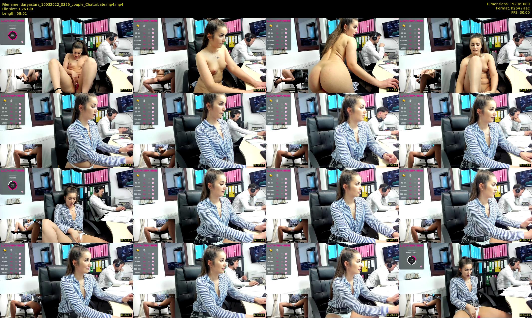 daryastars — 59 minute Chaturbate couple cam show recording, 1080p, Mar 10, 2022