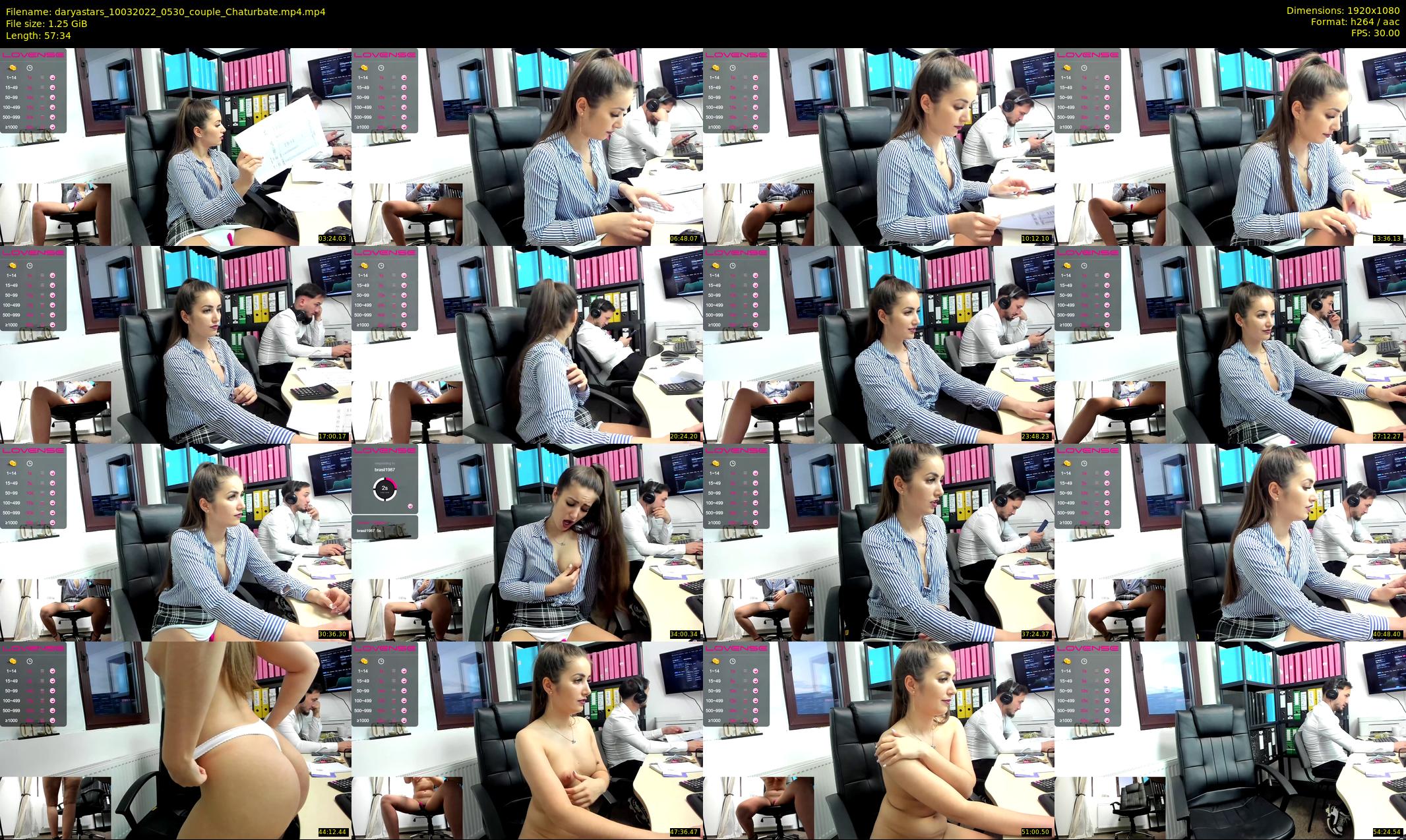 daryastars — 58 minute Chaturbate couple cam show recording, 1080p, Mar 10, 2022