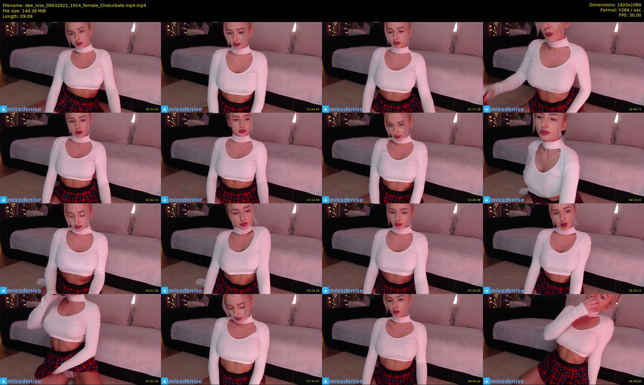 dee_nise — 10 minute Chaturbate female cam show recording, 1080p, Mar 9, 2022