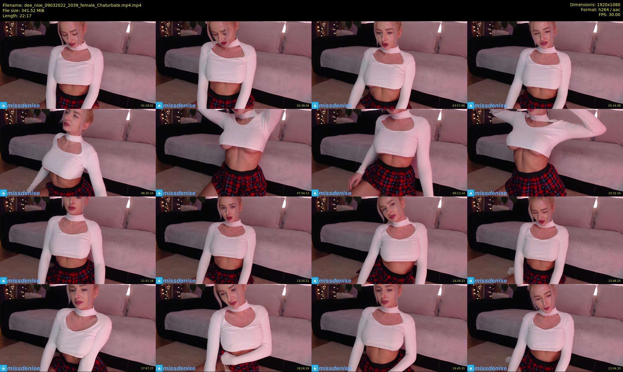 dee_nise — 23 minute Chaturbate female cam show recording, 1080p, Mar 9, 2022
