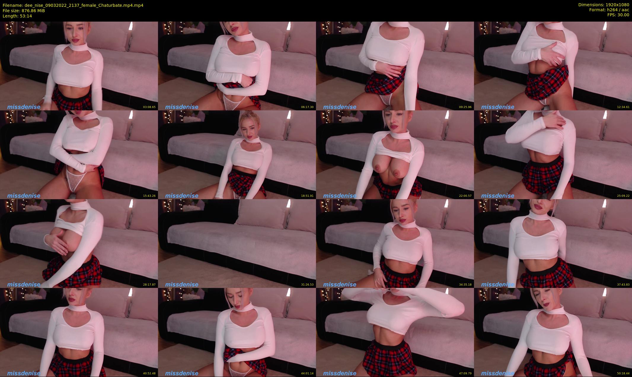 dee_nise — 54 minute Chaturbate female cam show recording, 1080p, Mar 9, 2022
