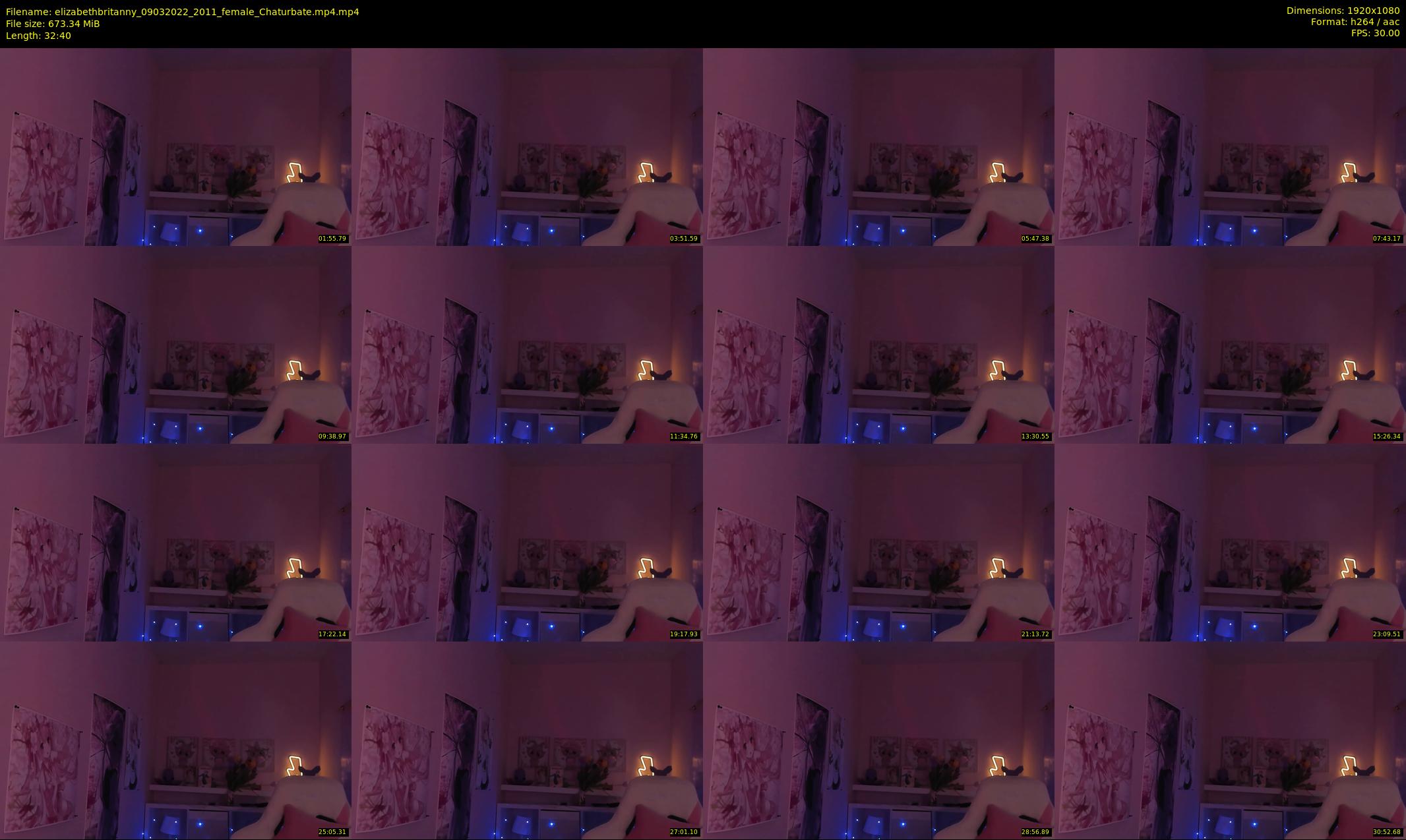 elizabethbritanny — 33 minute Chaturbate female cam show recording, 1080p, Mar 9, 2022