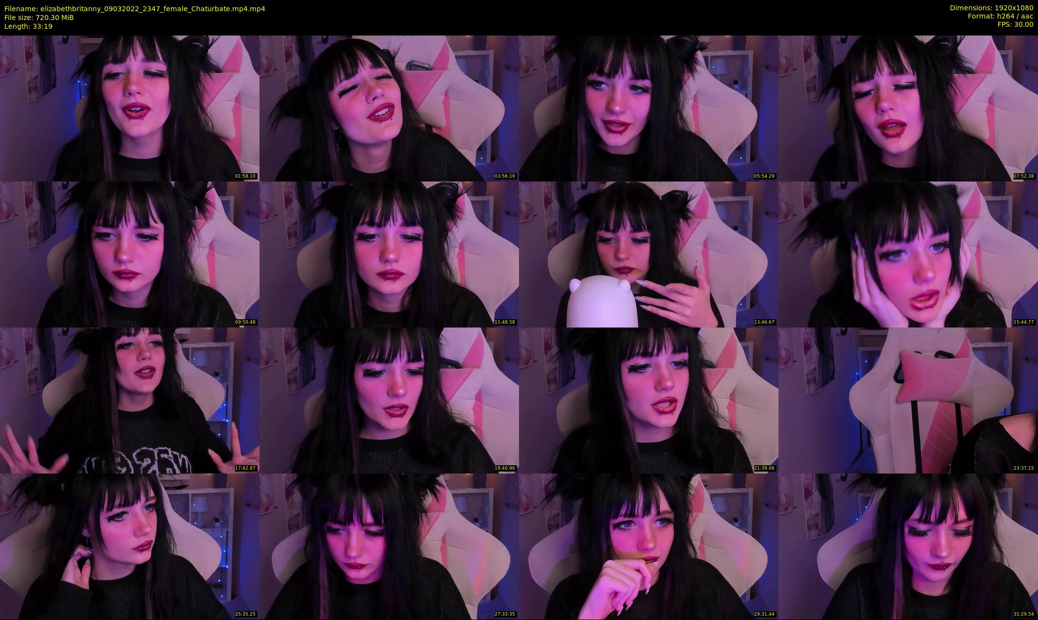 elizabethbritanny — 34 minute Chaturbate female cam show recording, 1080p, Mar 9, 2022
