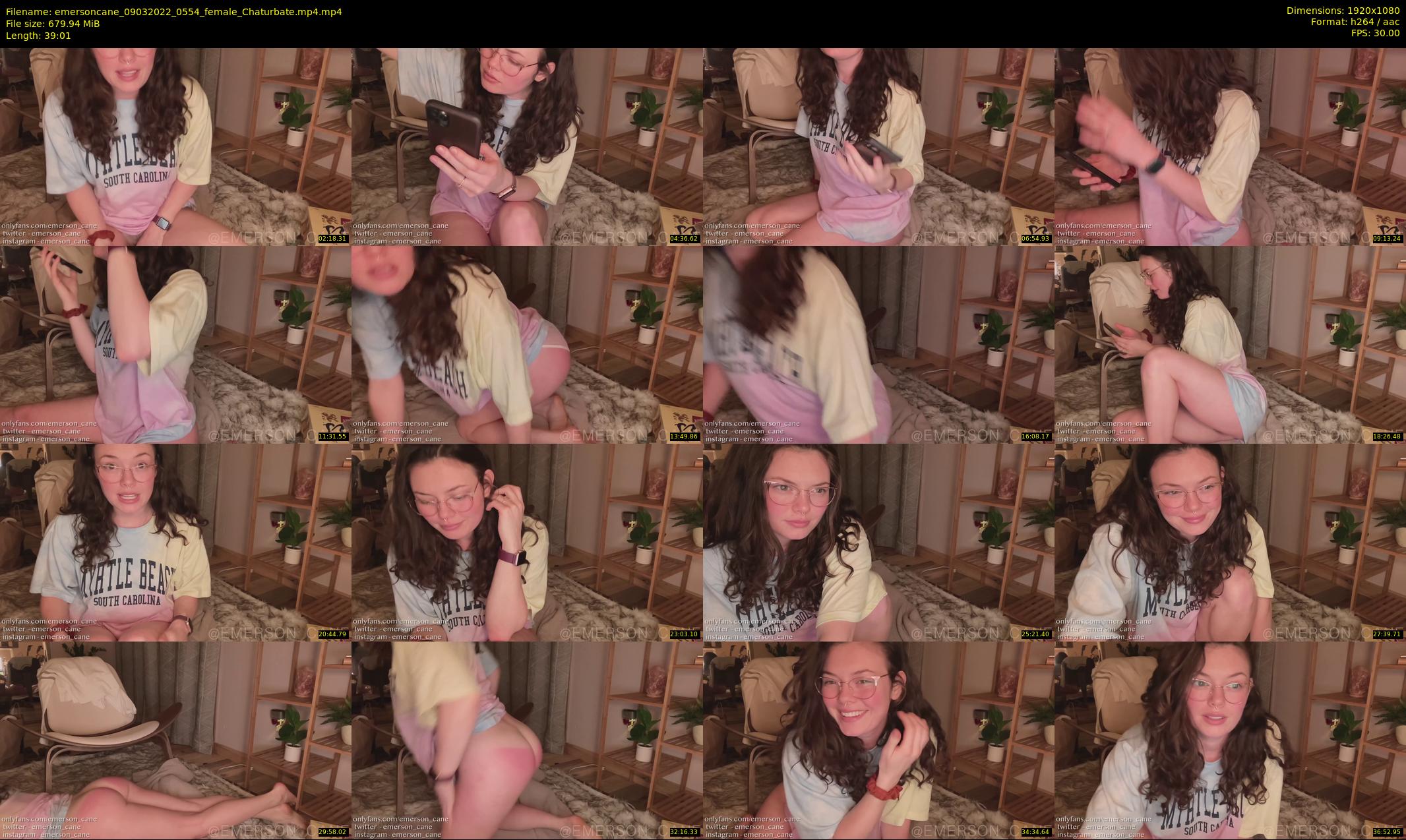 emersoncane — 40 minute Chaturbate female cam show recording, 1080p, Mar 9, 2022