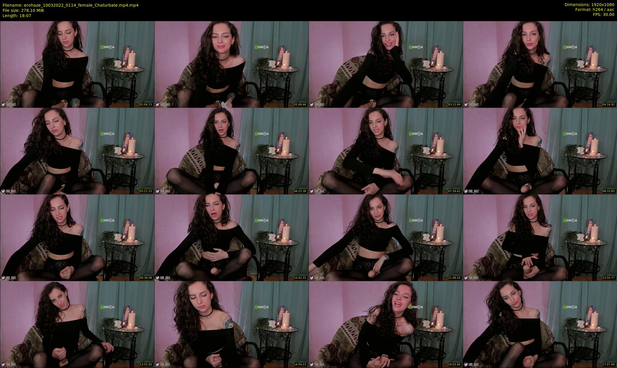 erohaze — 19 minute Chaturbate female cam show recording, 1080p, Mar 10, 2022