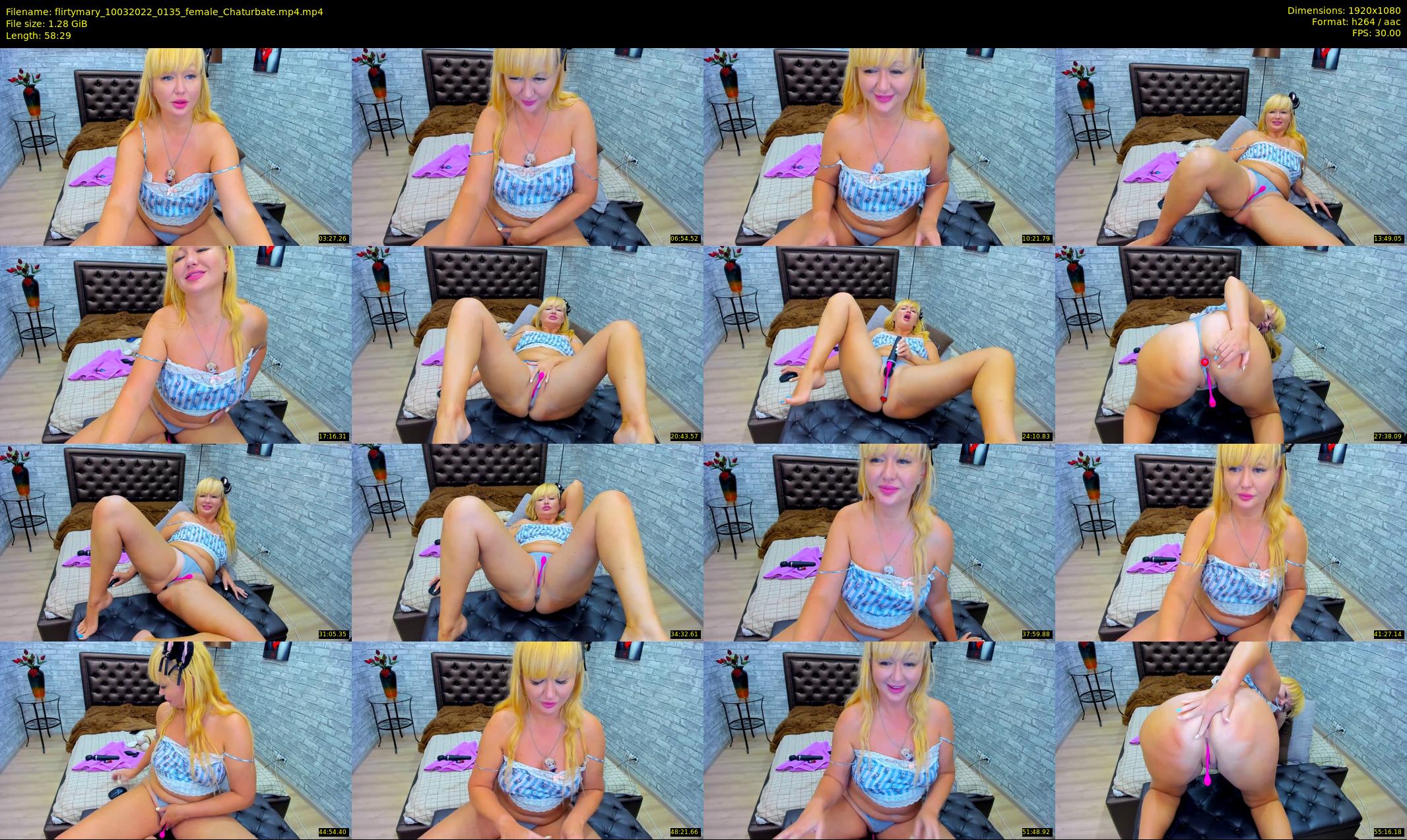 flirtymary — 59 minute Chaturbate female cam show recording, 1080p, Mar 10, 2022
