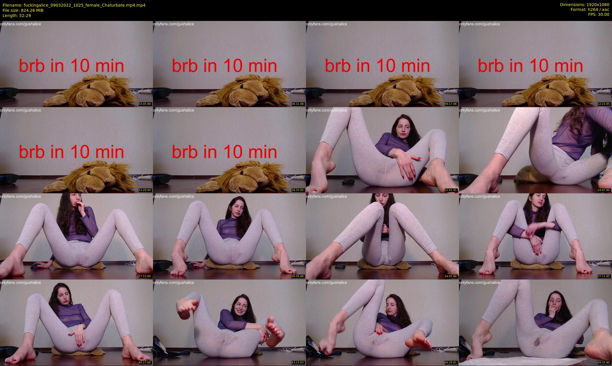 fuckingalice — 53 minute Chaturbate female cam show recording, 1080p, Mar 9, 2022