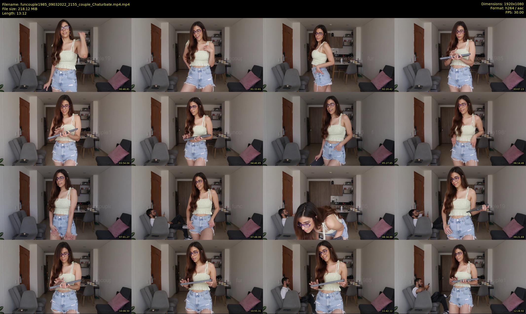 funcouple1985 — 14 minute Chaturbate couple cam show recording, 1080p, Mar 9, 2022