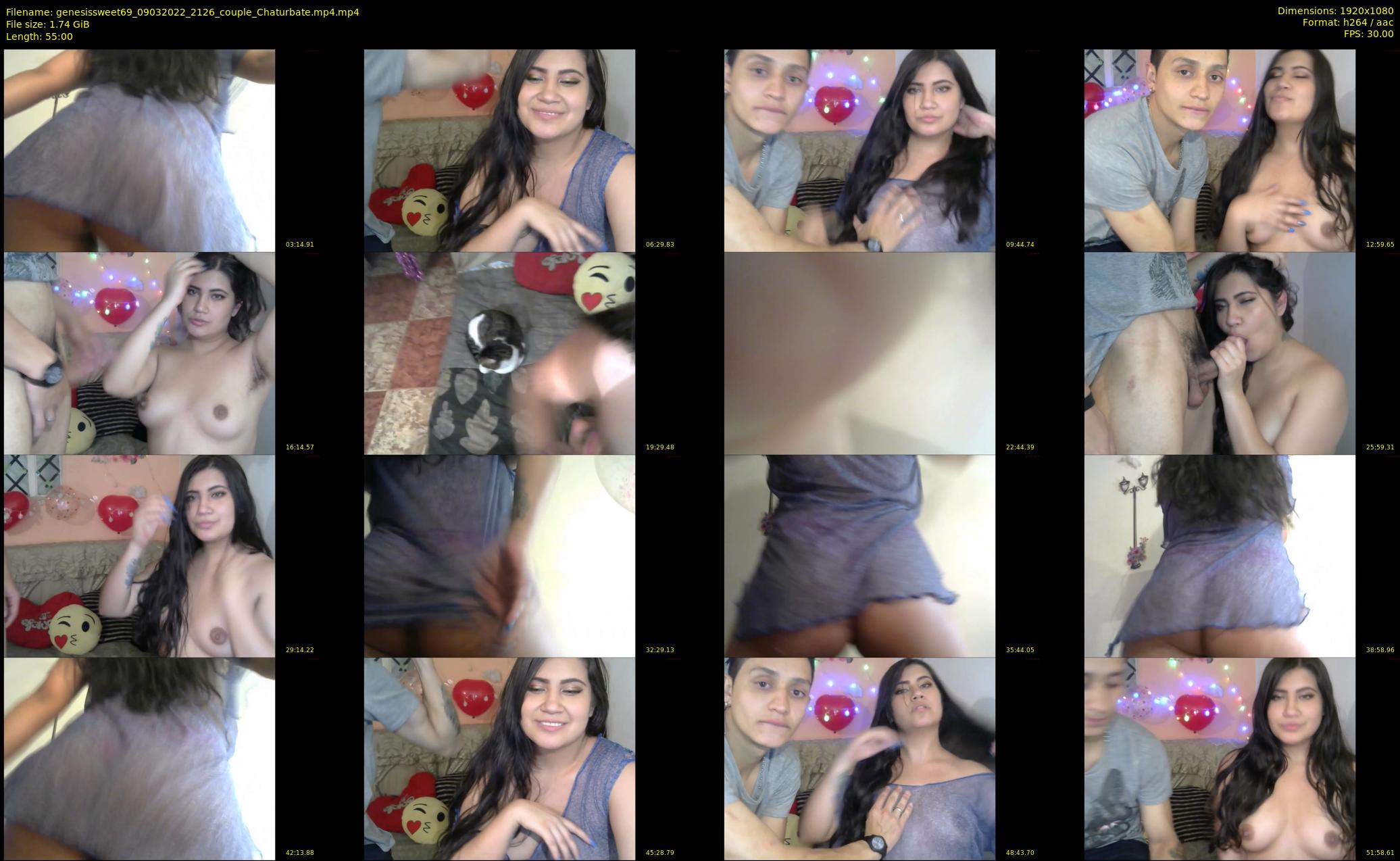 genesissweet69 — 55 minute Chaturbate couple cam show recording, 1080p, Mar 9, 2022