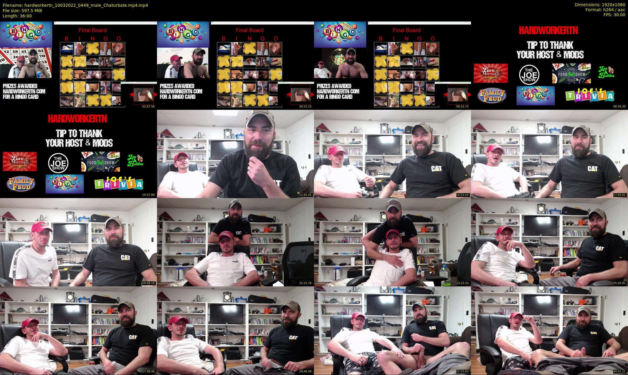 hardworkertn — 36 minute Chaturbate male cam show recording, 1080p, Mar 10, 2022