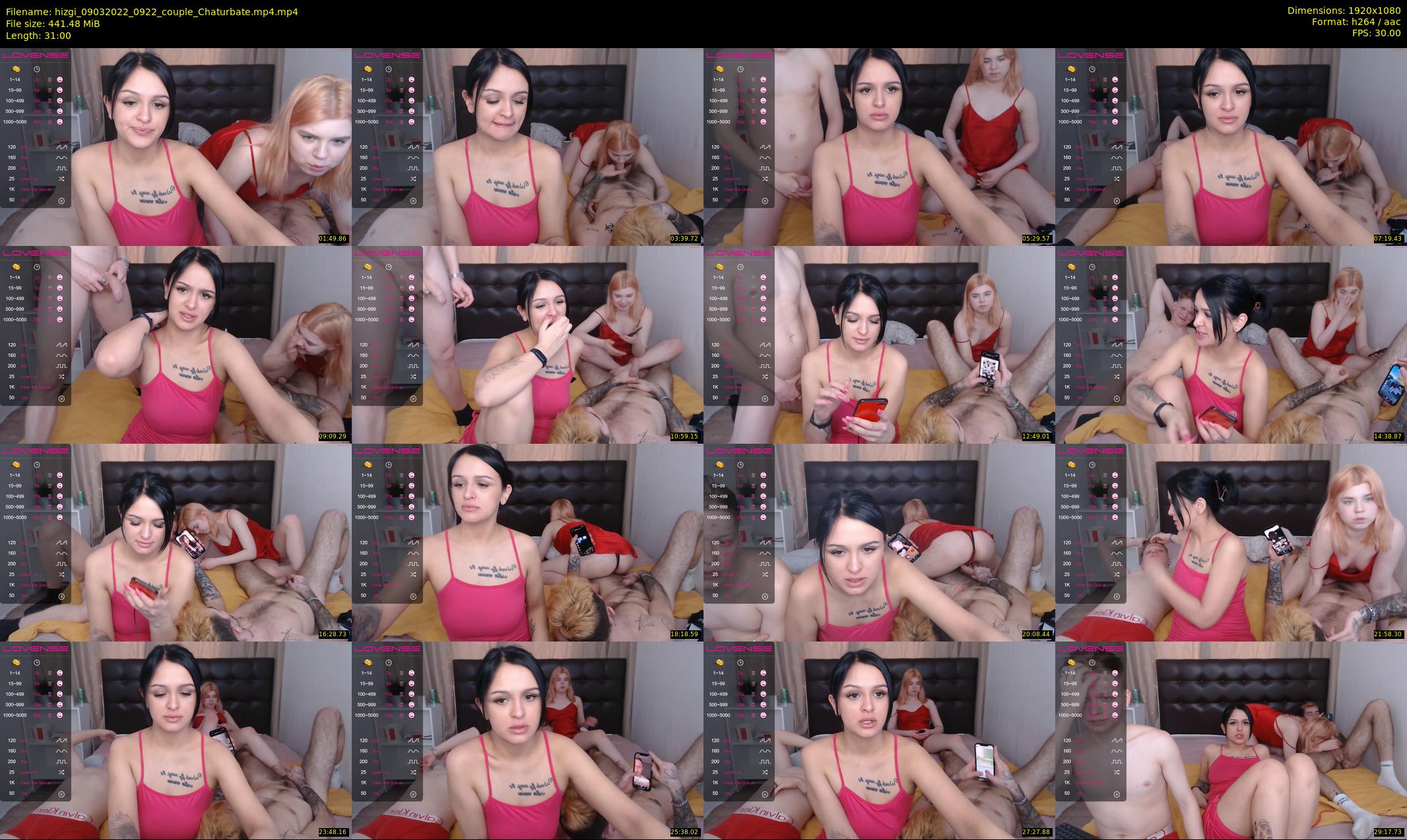 hizgi — 31 minute Chaturbate couple cam show recording, 1080p, Mar 9, 2022