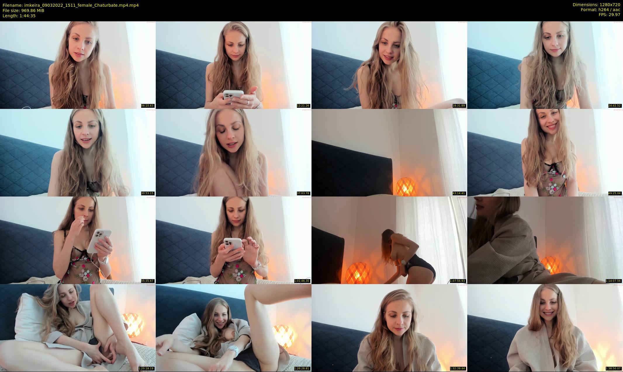 imkeira — 105 minute Chaturbate female cam show recording, 720p, Mar 9, 2022