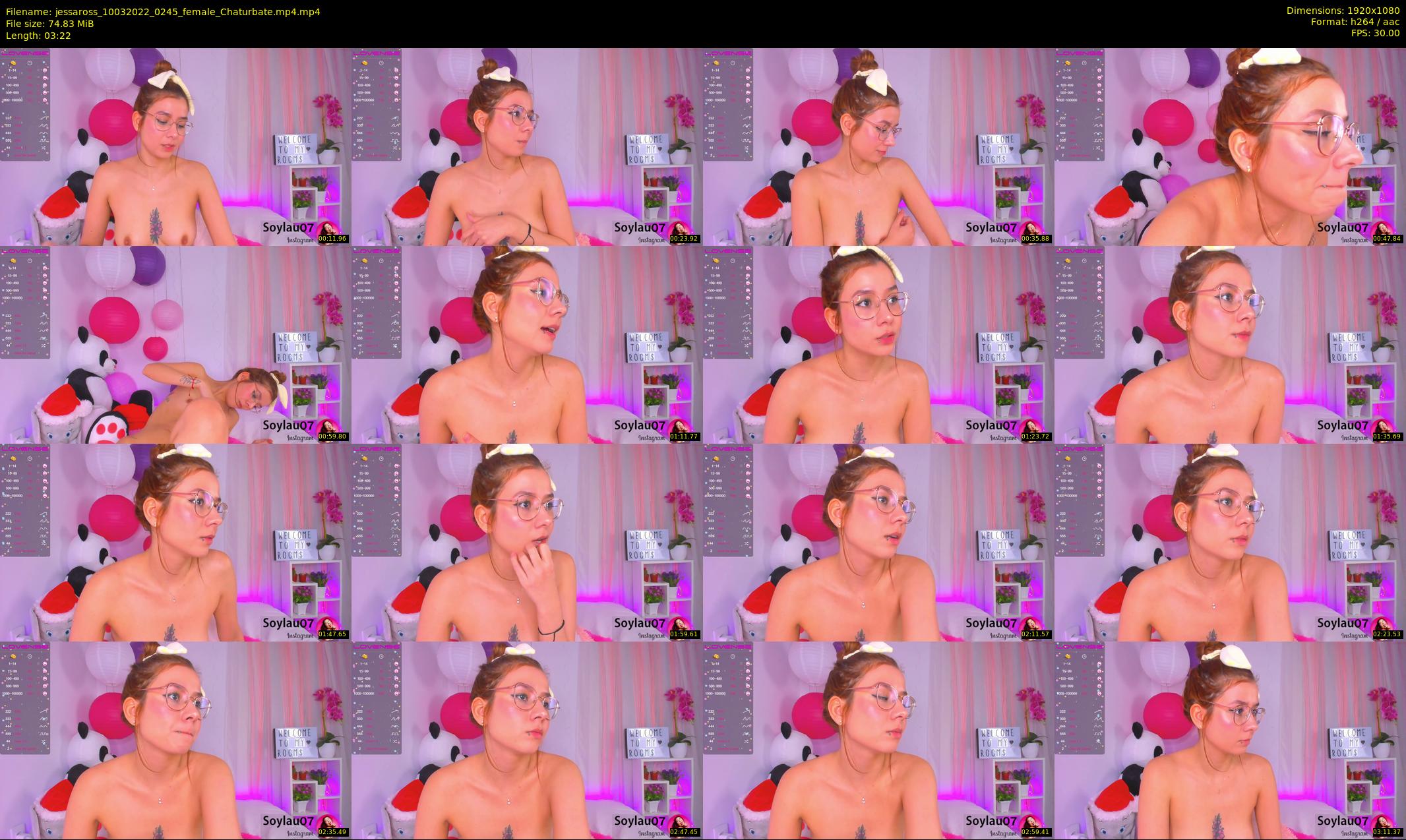 jessaross — 4 minute Chaturbate female cam show recording, 1080p, Mar 10, 2022