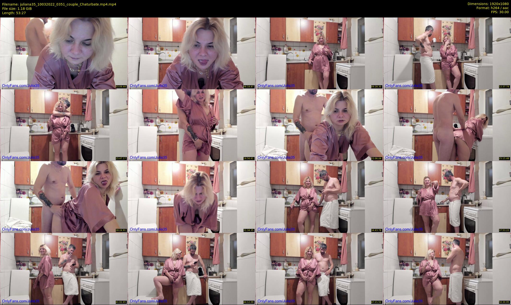juliana35 — 54 minute Chaturbate couple cam show recording, 1080p, Mar 10, 2022