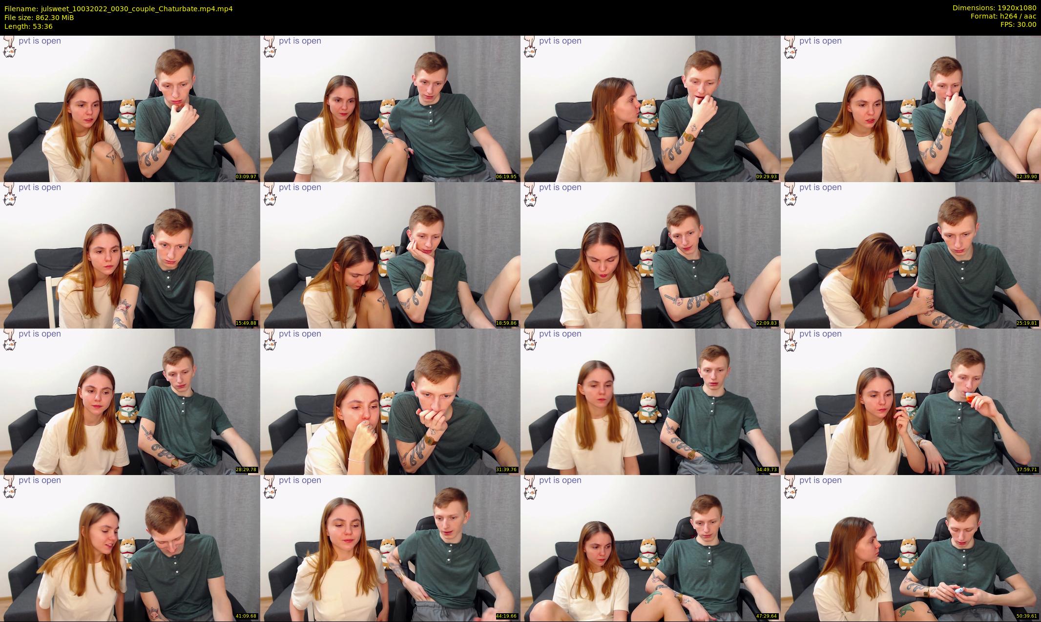 julsweet — 54 minute Chaturbate male cam show recording, 1080p, Mar 10, 2022