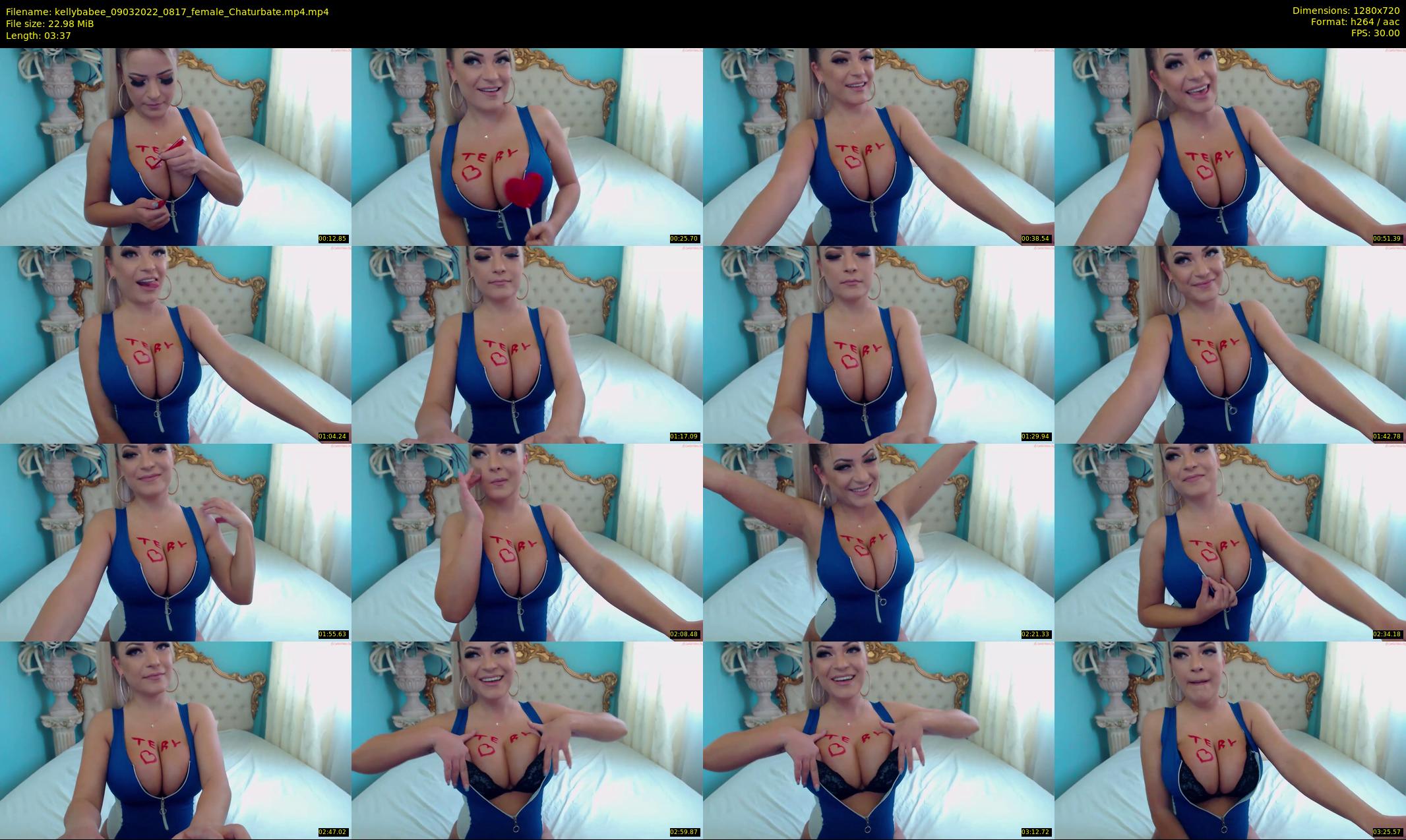 kellybabee — 4 minute Chaturbate female cam show recording, 720p, Mar 9, 2022
