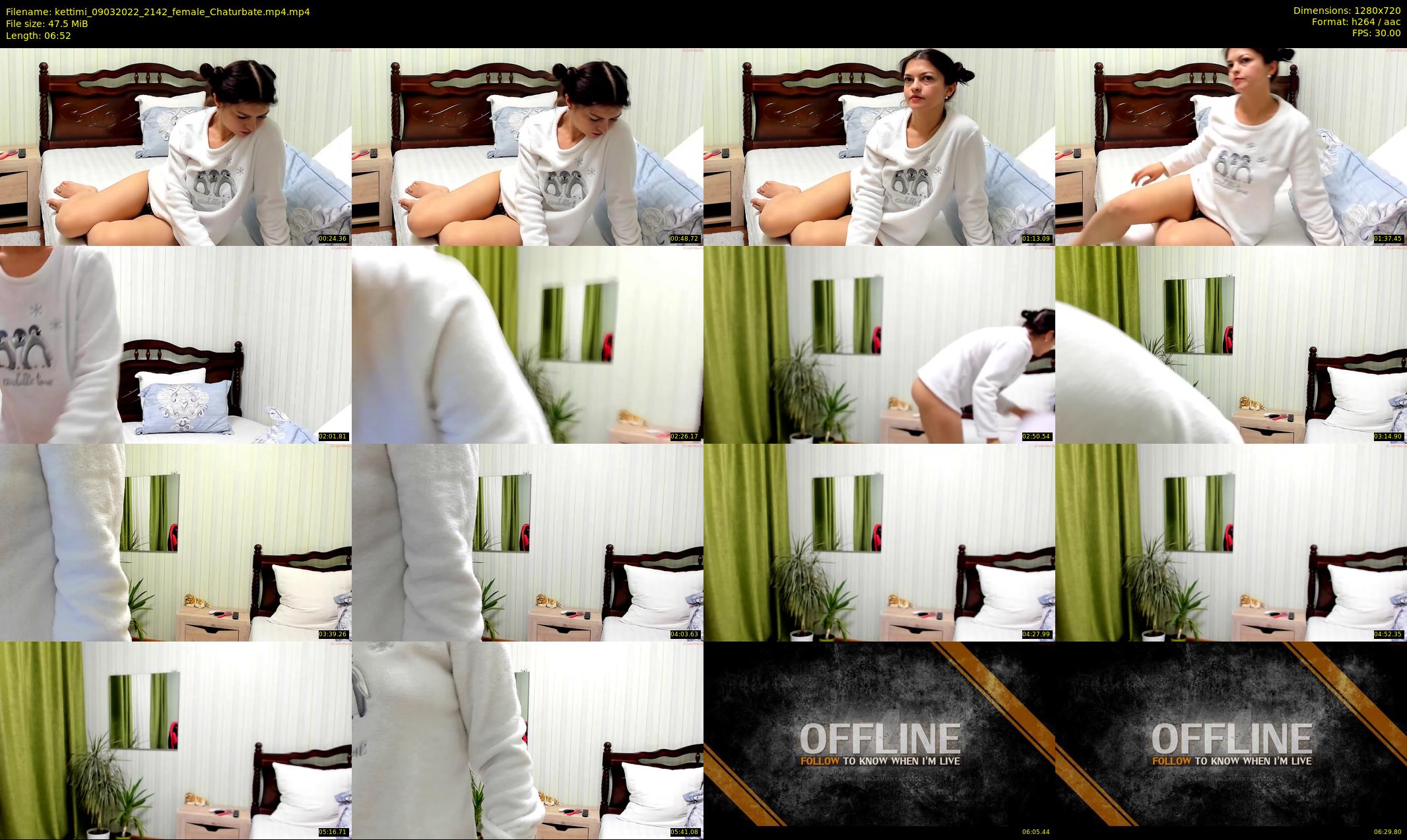 kettimi — 7 minute Chaturbate female cam show recording, 720p, Mar 9, 2022