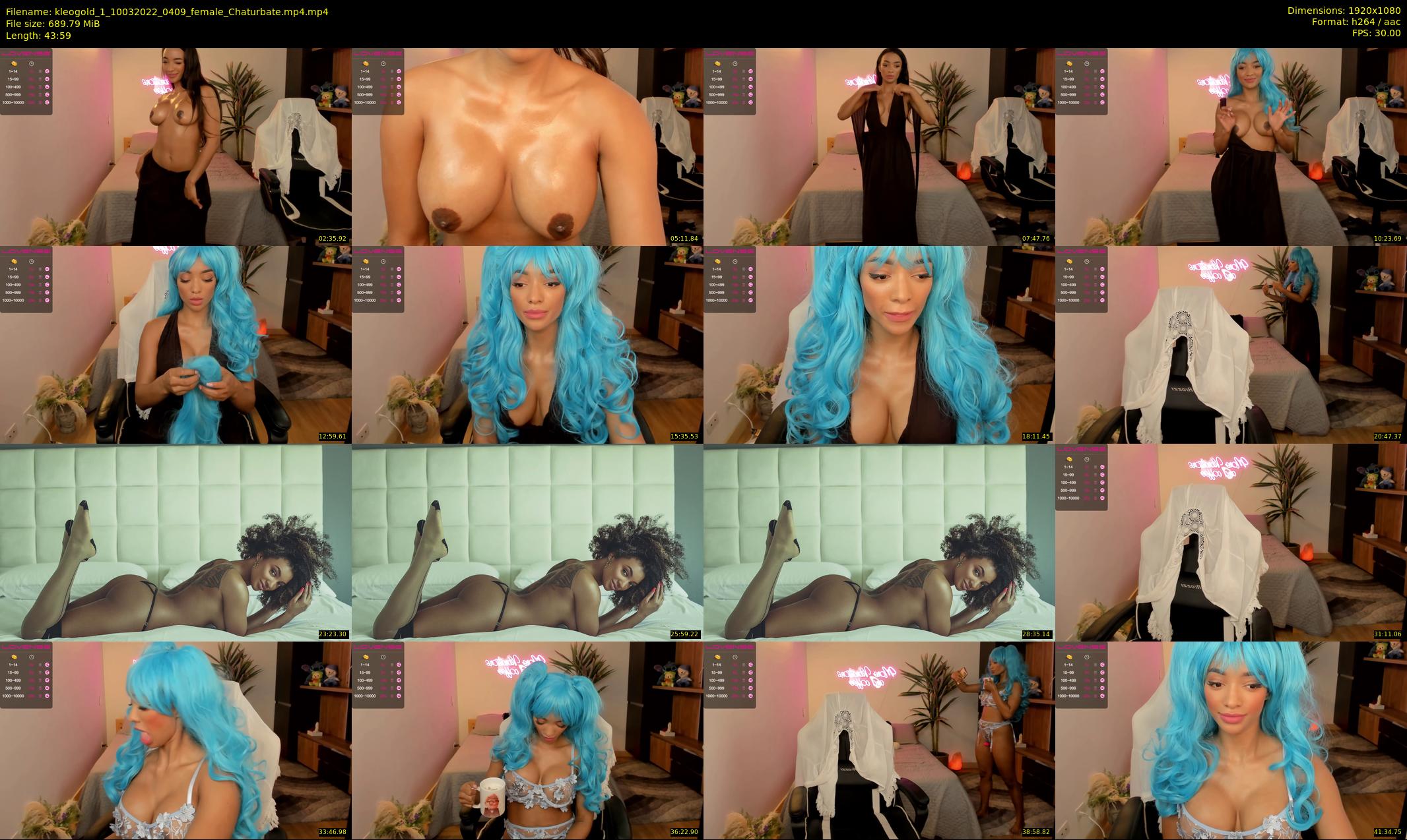 kleogold_1 — 44 minute Chaturbate female cam show recording, 1080p, Mar 10, 2022