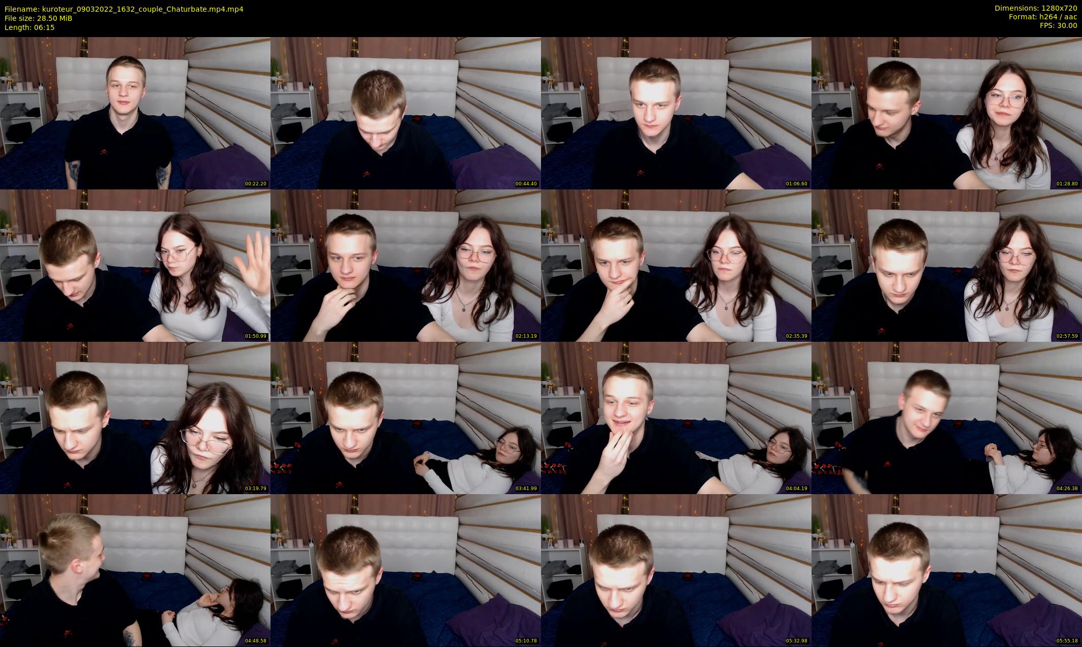 kuroteur — 7 minute Chaturbate couple cam show recording, 720p, Mar 9, 2022