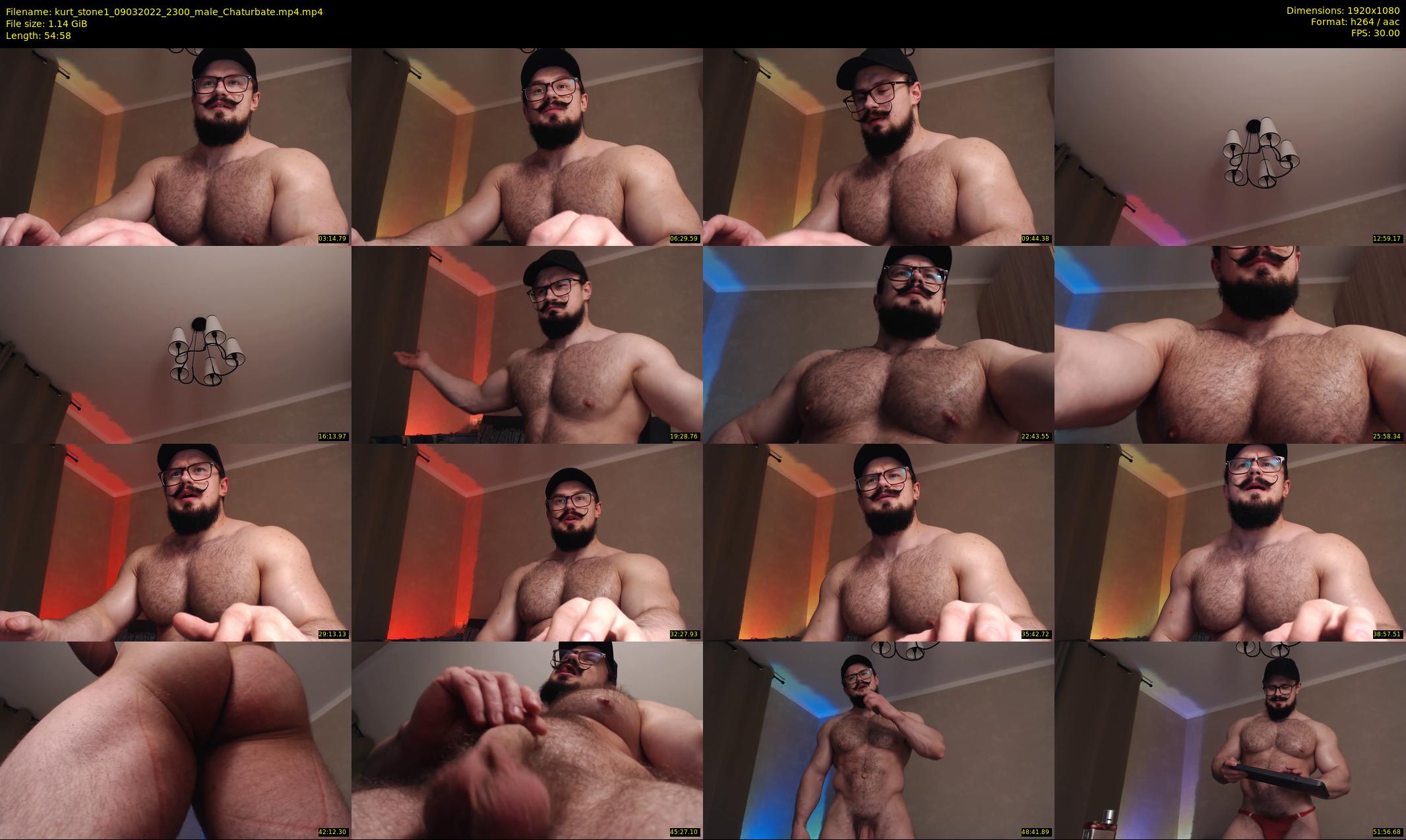 kurt_stone1 — 55 minute Chaturbate male cam show recording, 1080p, Mar 9, 2022