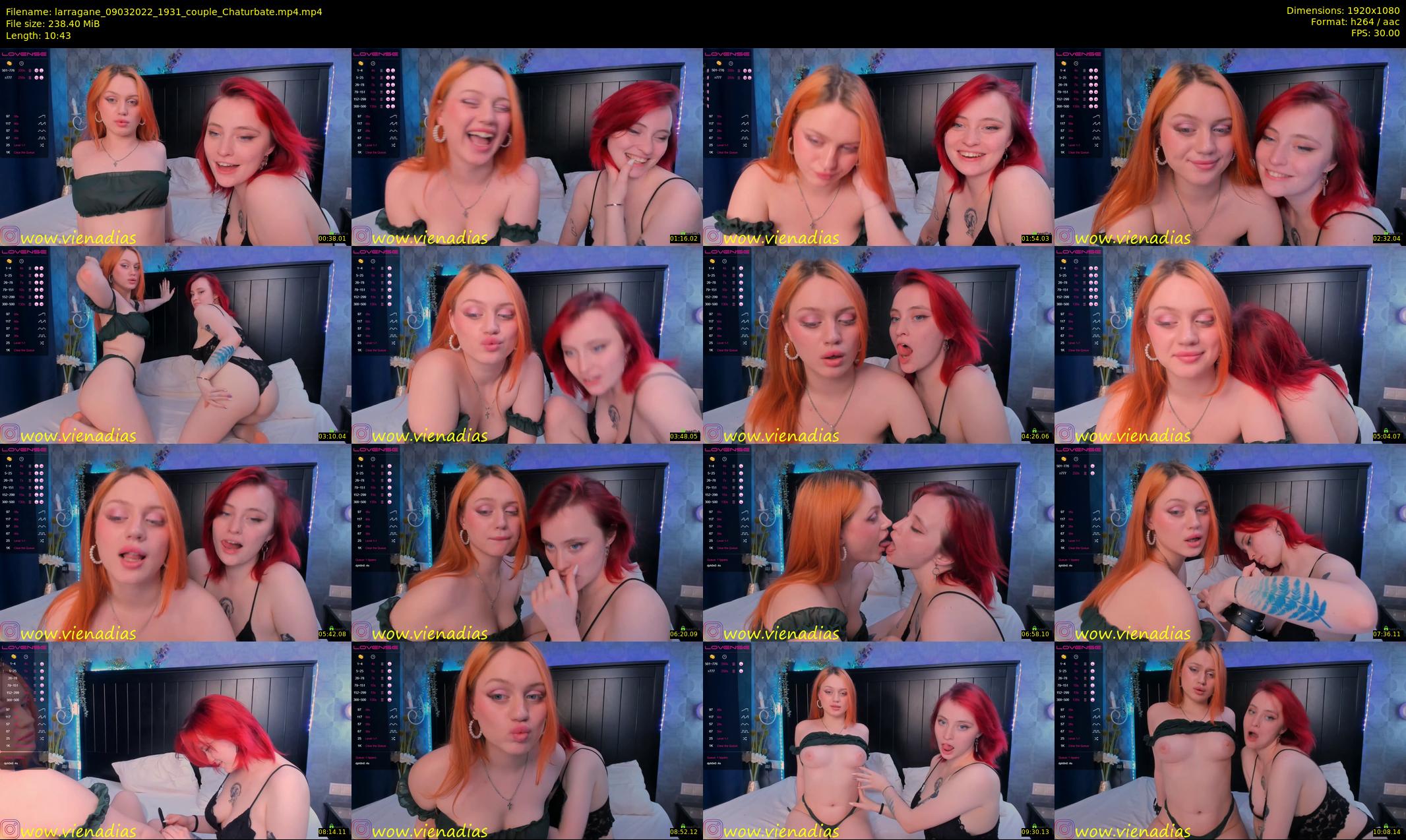 larragane — 11 minute Chaturbate couple cam show recording, 1080p, Mar 9, 2022