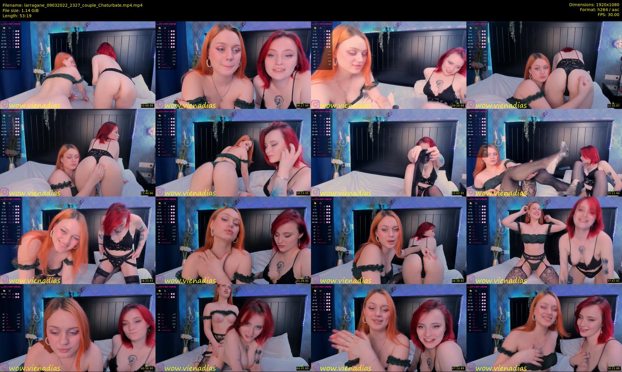larragane — 54 minute Chaturbate couple cam show recording, 1080p, Mar 9, 2022