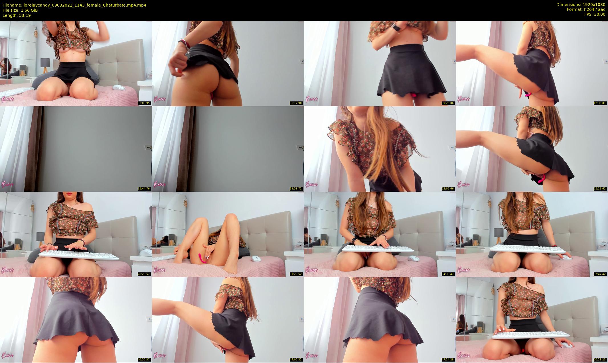 lorelaycandy — 54 minute Chaturbate female cam show recording, 1080p, Mar 9, 2022