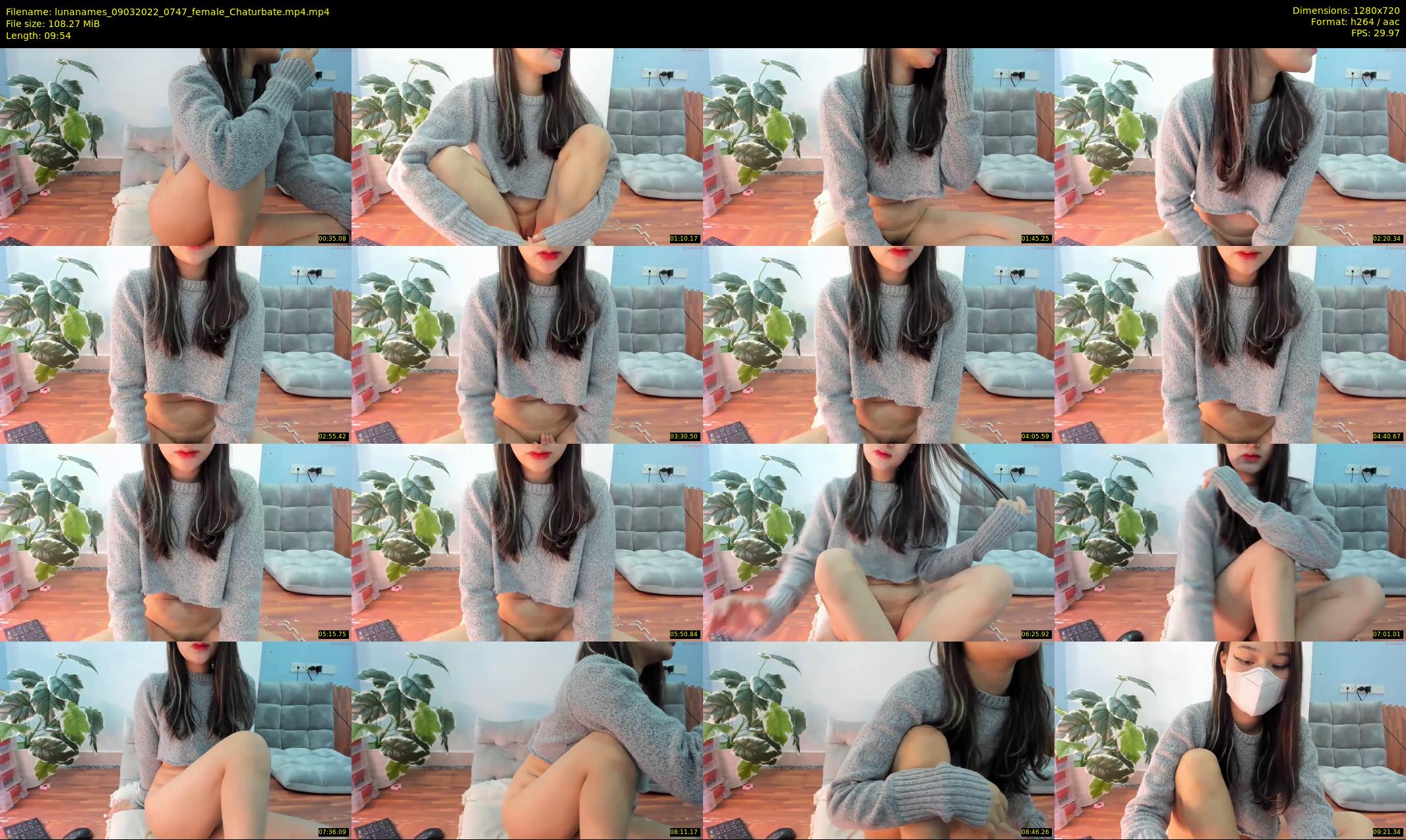 lunanames — 10 minute Chaturbate female cam show recording, 720p, Mar 9, 2022