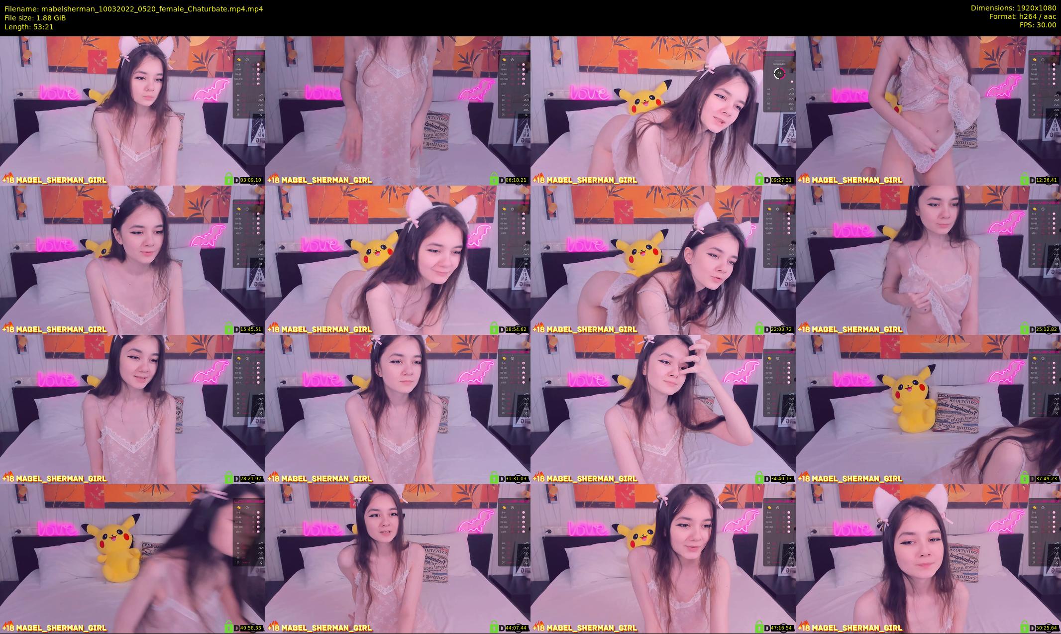 mabelsherman — 54 minute Chaturbate couple cam show recording, 1080p, Mar 10, 2022