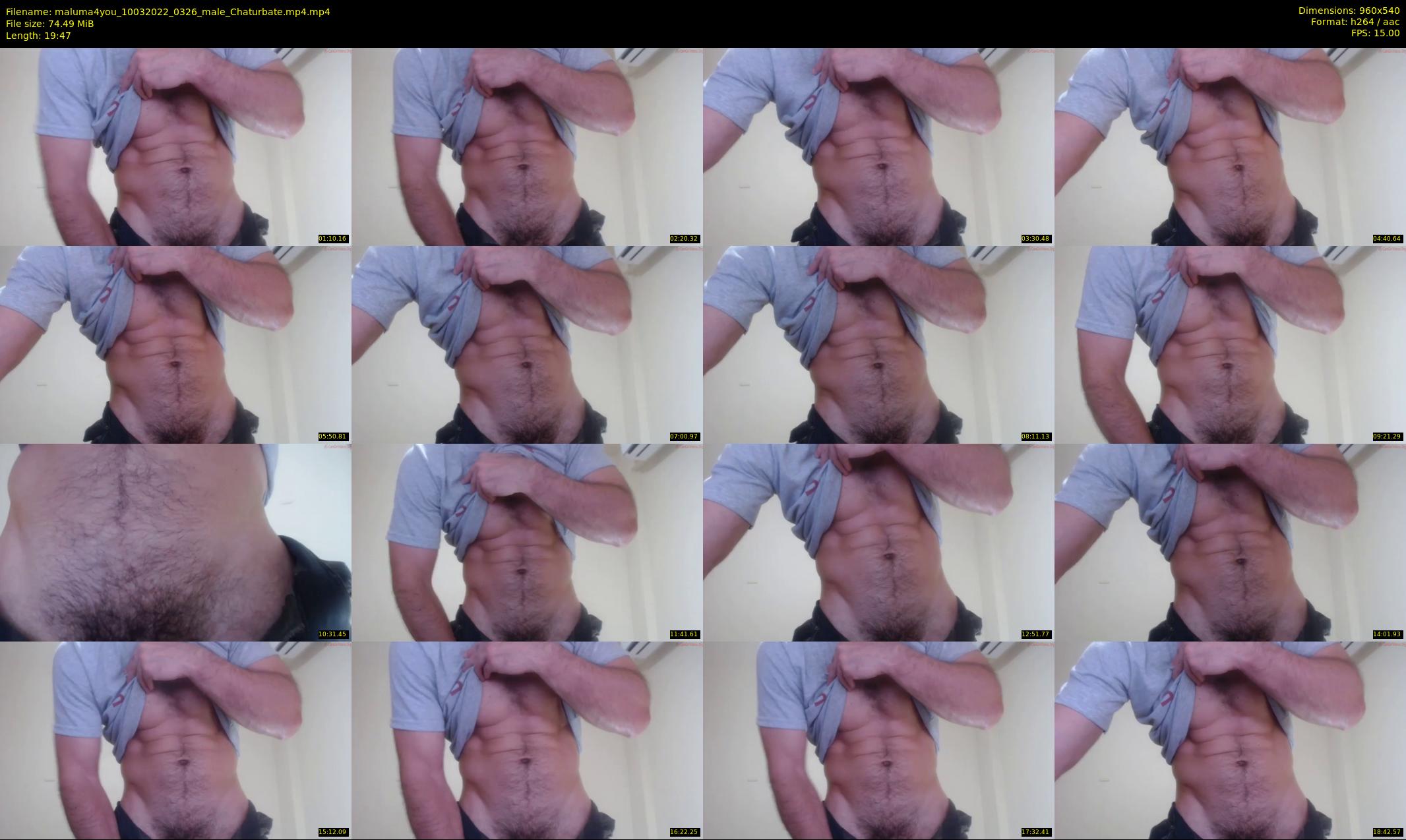 maluma4you — 20 minute Chaturbate male cam show recording, 480p, Mar 10, 2022