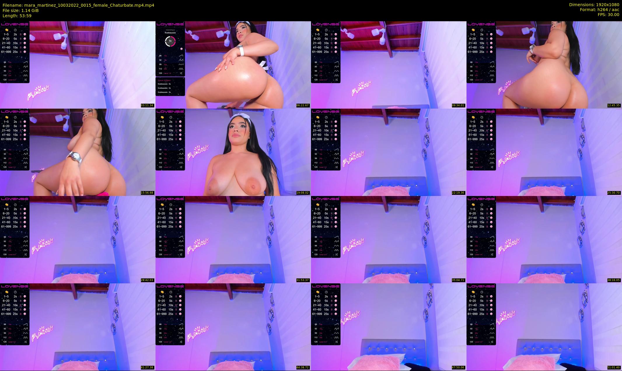 mara_martinez — 54 minute Chaturbate female cam show recording, 1080p, Mar 10, 2022