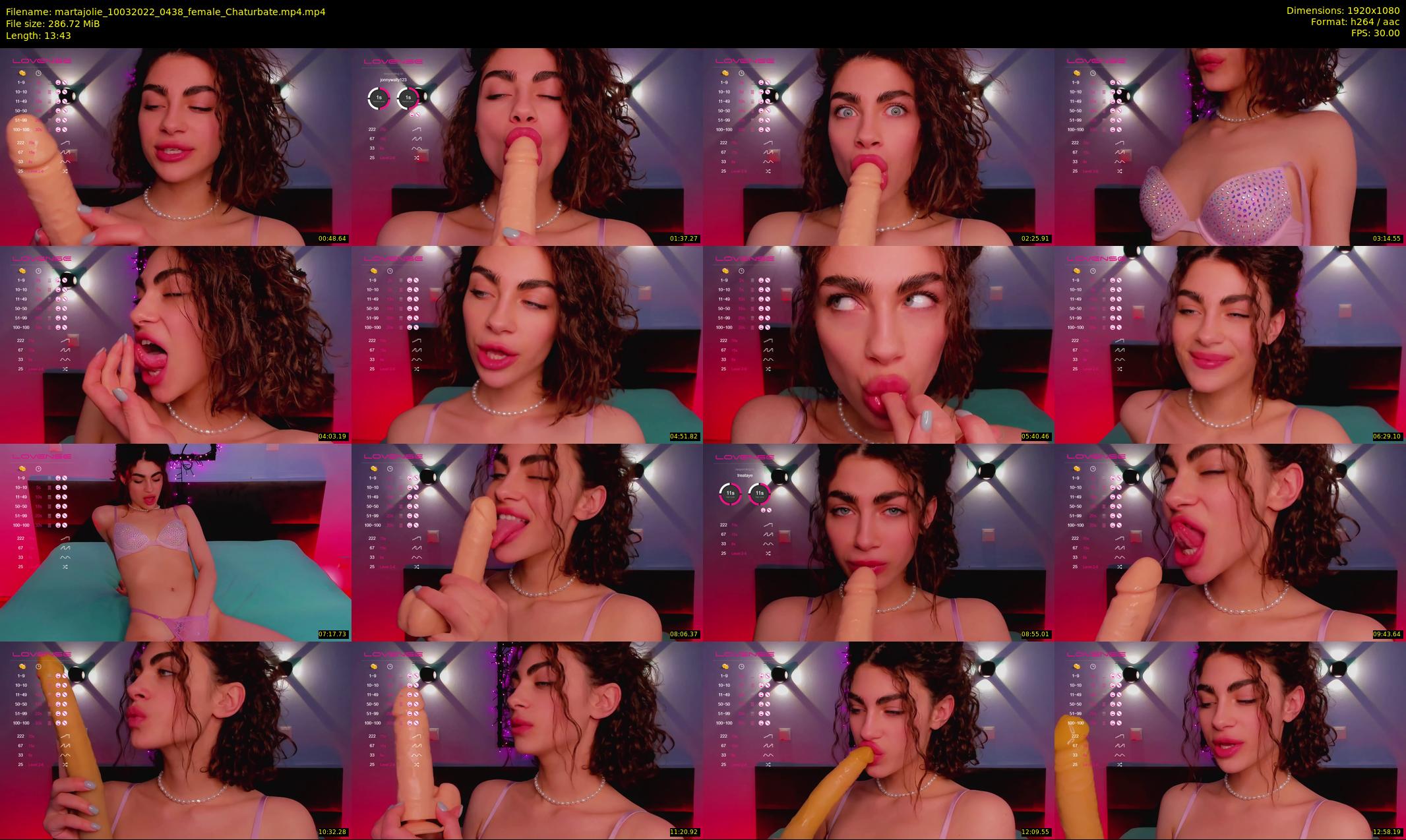 martajolie — 14 minute Chaturbate female cam show recording, 1080p, Mar 10, 2022