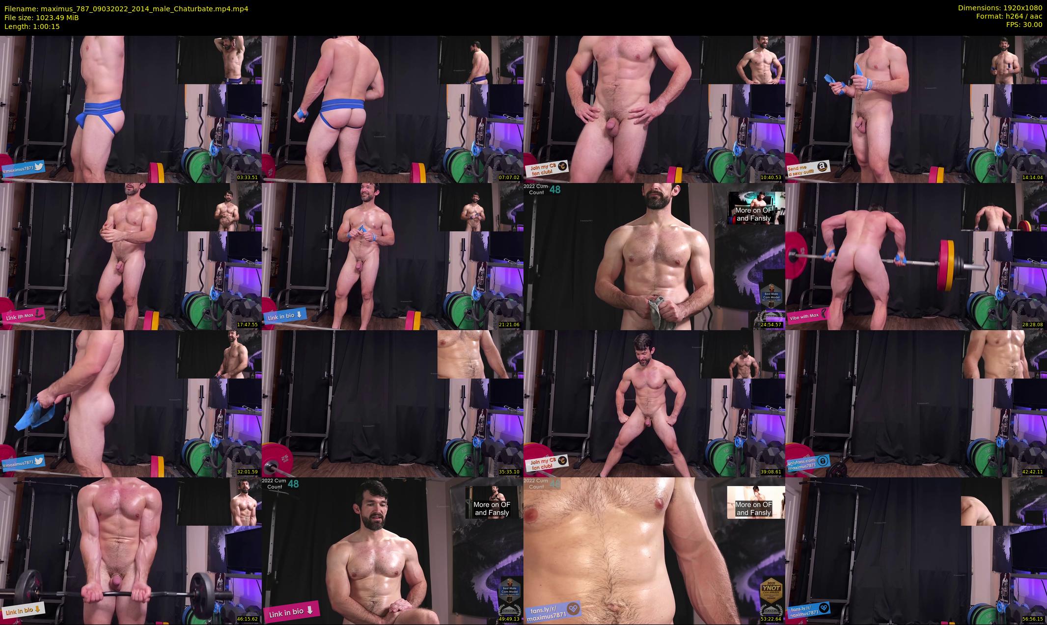 maximus_787 — 61 minute Chaturbate male cam show recording, 1080p, Mar 9, 2022