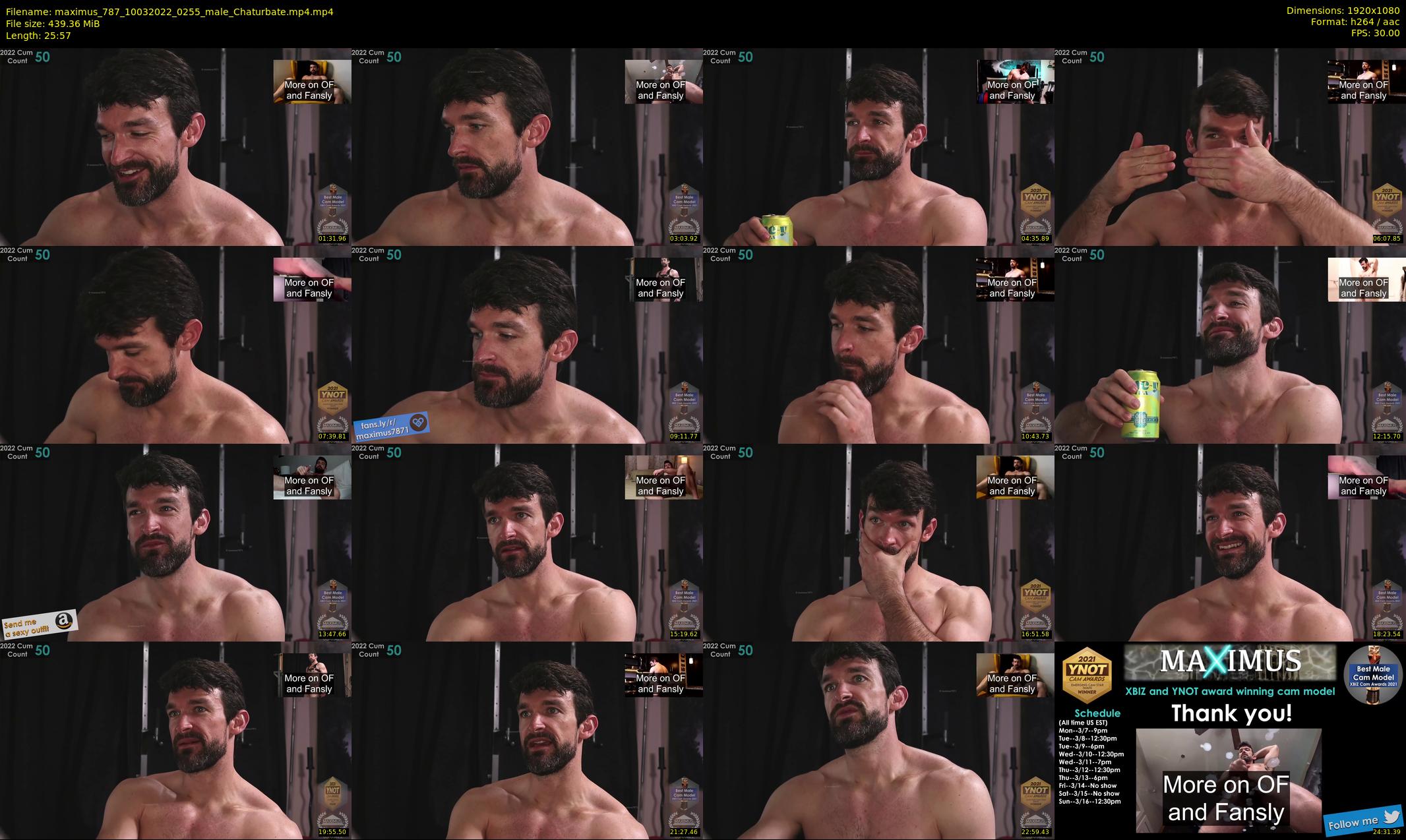 maximus_787 — 26 minute Chaturbate male cam show recording, 1080p, Mar 10, 2022
