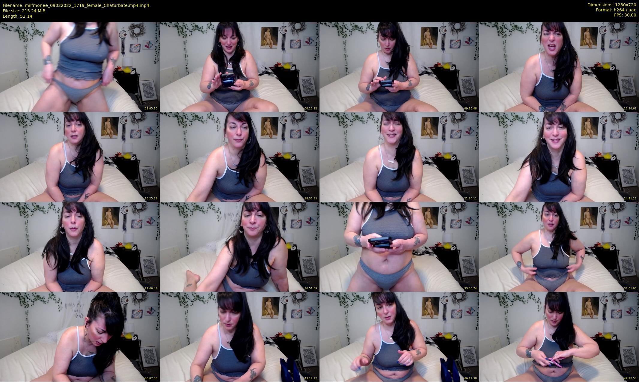 milfmonee — 53 minute Chaturbate female cam show recording, 720p, Mar 9, 2022
