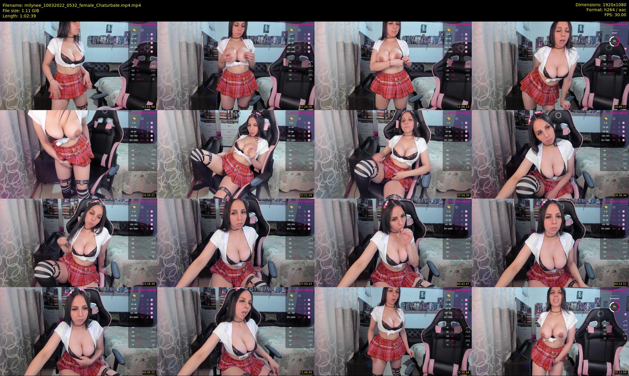 milynee — 63 minute Chaturbate female cam show recording, 1080p, Mar 10, 2022