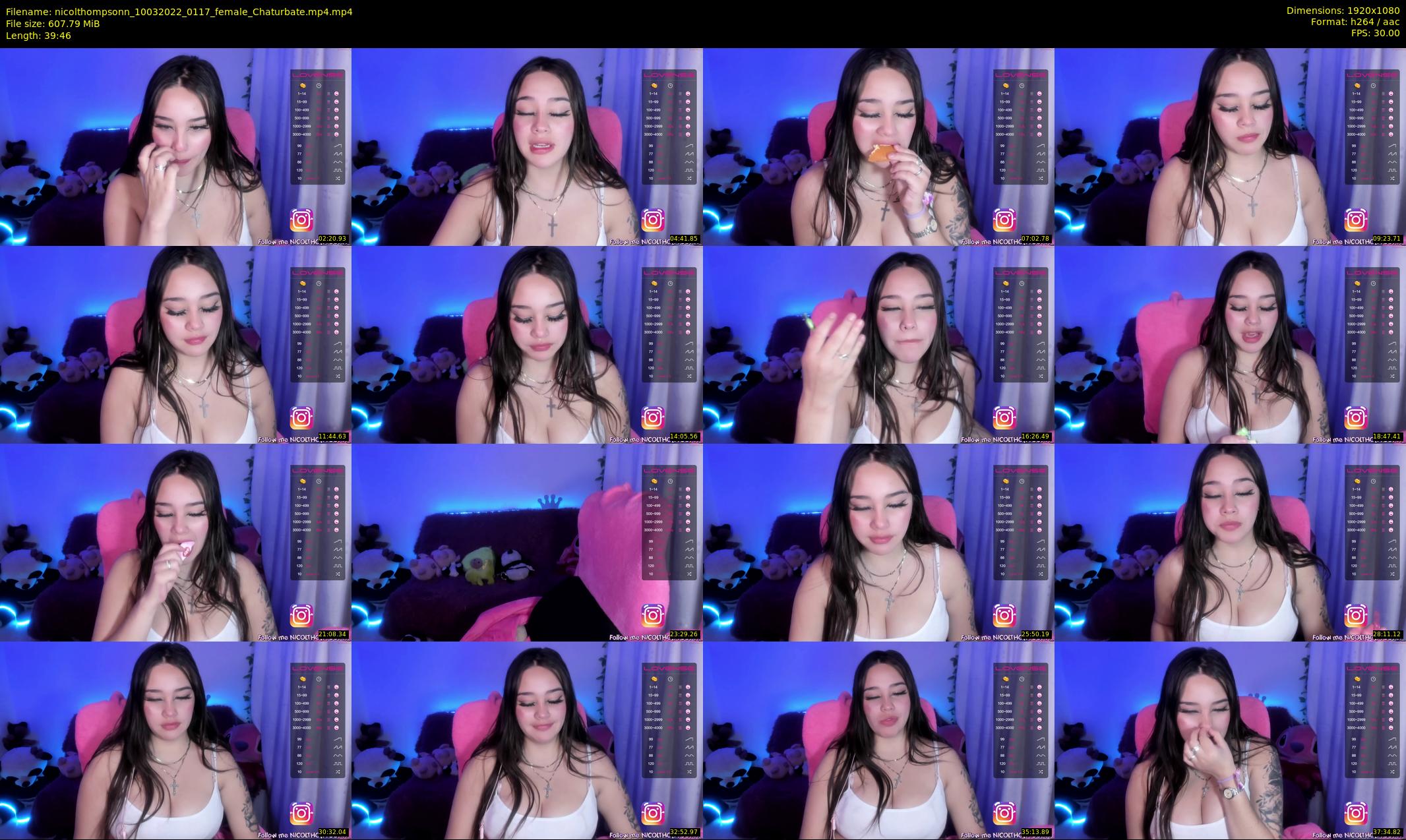 nicolthompsonn — 40 minute Chaturbate female cam show recording, 1080p, Mar 10, 2022