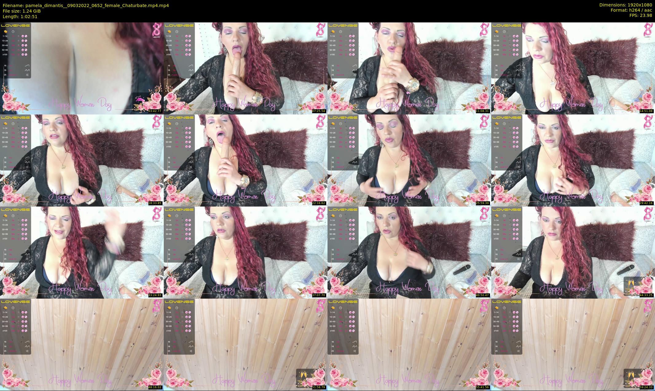 pamela_dimantis_ — 63 minute Chaturbate female cam show recording, 1080p, Mar 9, 2022