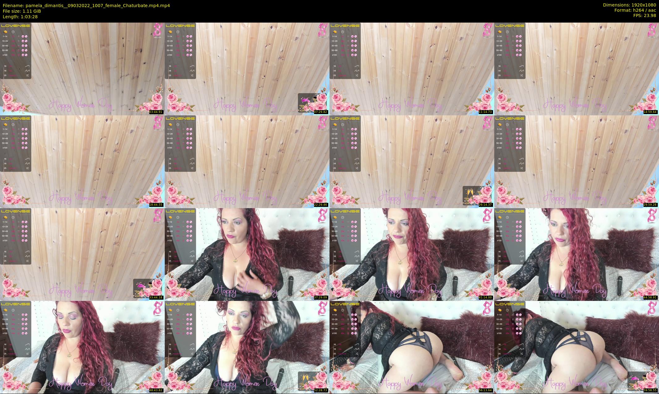 pamela_dimantis_ — 64 minute Chaturbate female cam show recording, 1080p, Mar 9, 2022