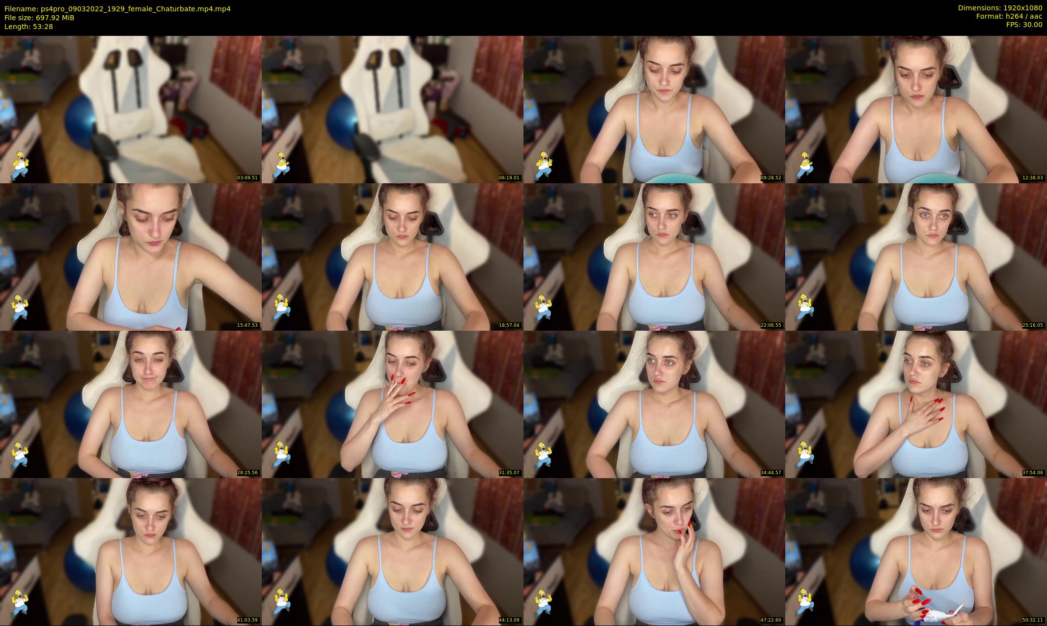 ps4pro — 54 minute Chaturbate female cam show recording, 1080p, Mar 9, 2022