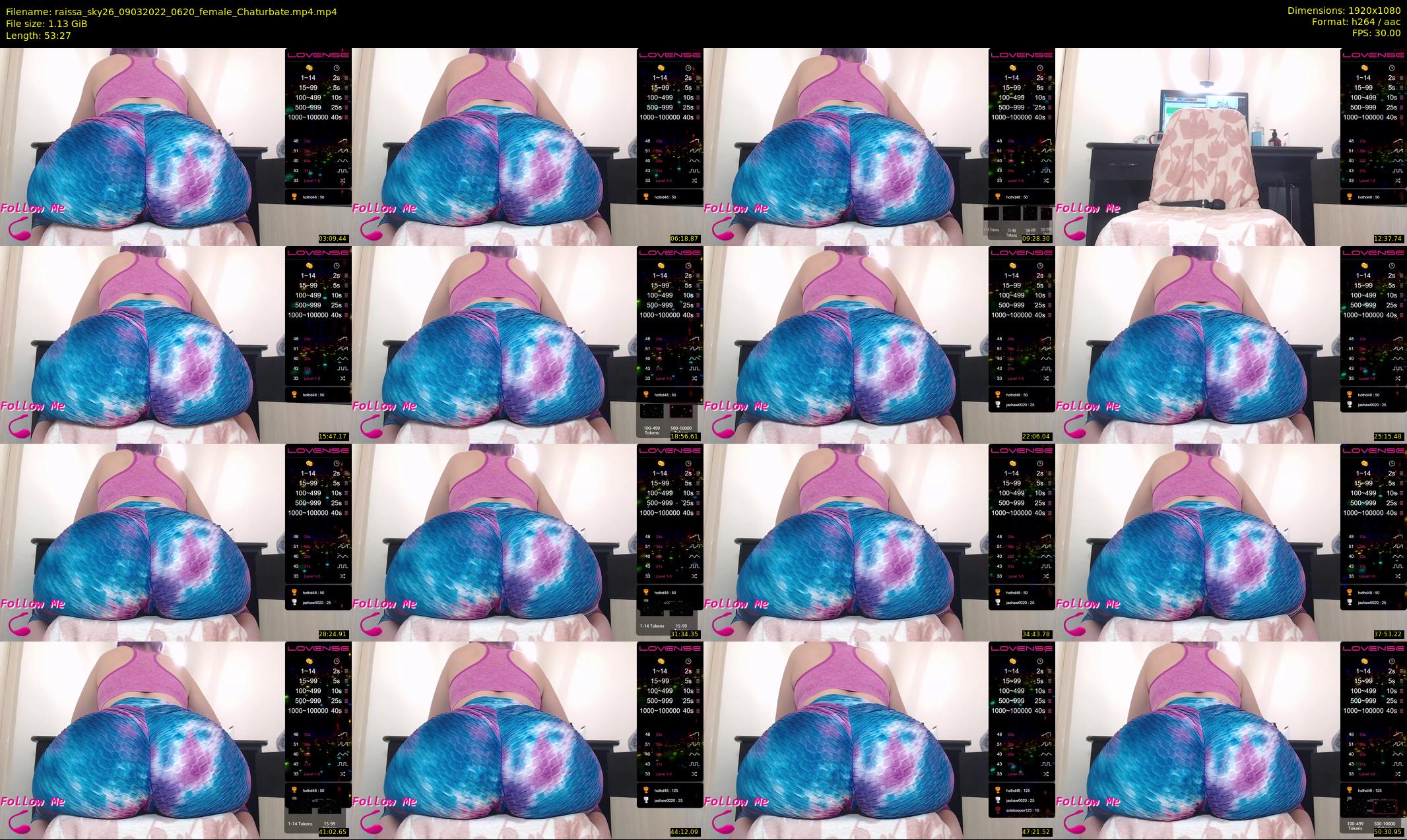 raissa_sky26 — 54 minute Chaturbate female cam show recording, 1080p, Mar 9, 2022