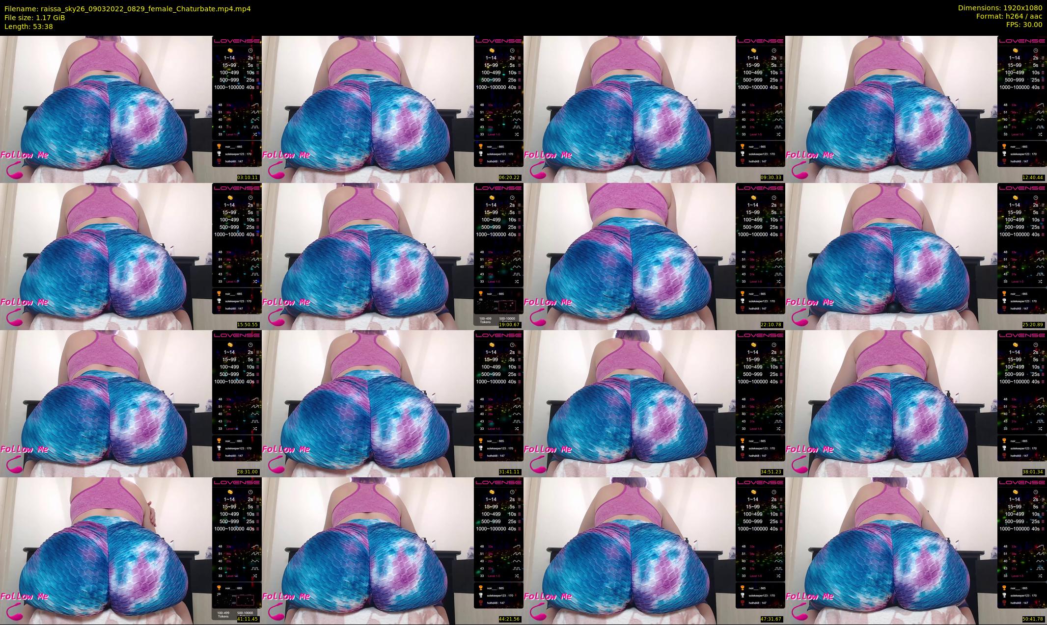 raissa_sky26 — 54 minute Chaturbate female cam show recording, 1080p, Mar 9, 2022