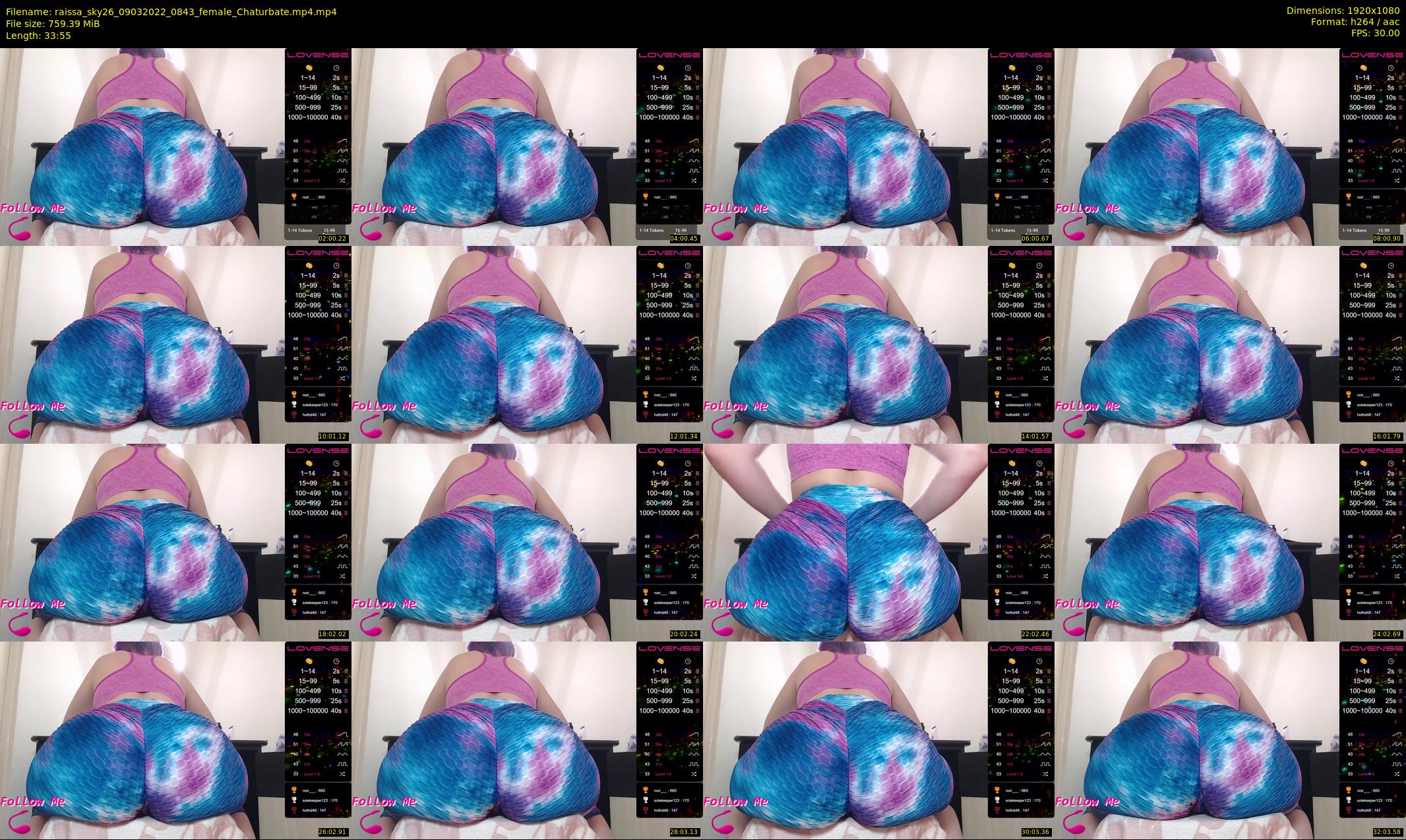 raissa_sky26 — 34 minute Chaturbate female cam show recording, 1080p, Mar 9, 2022
