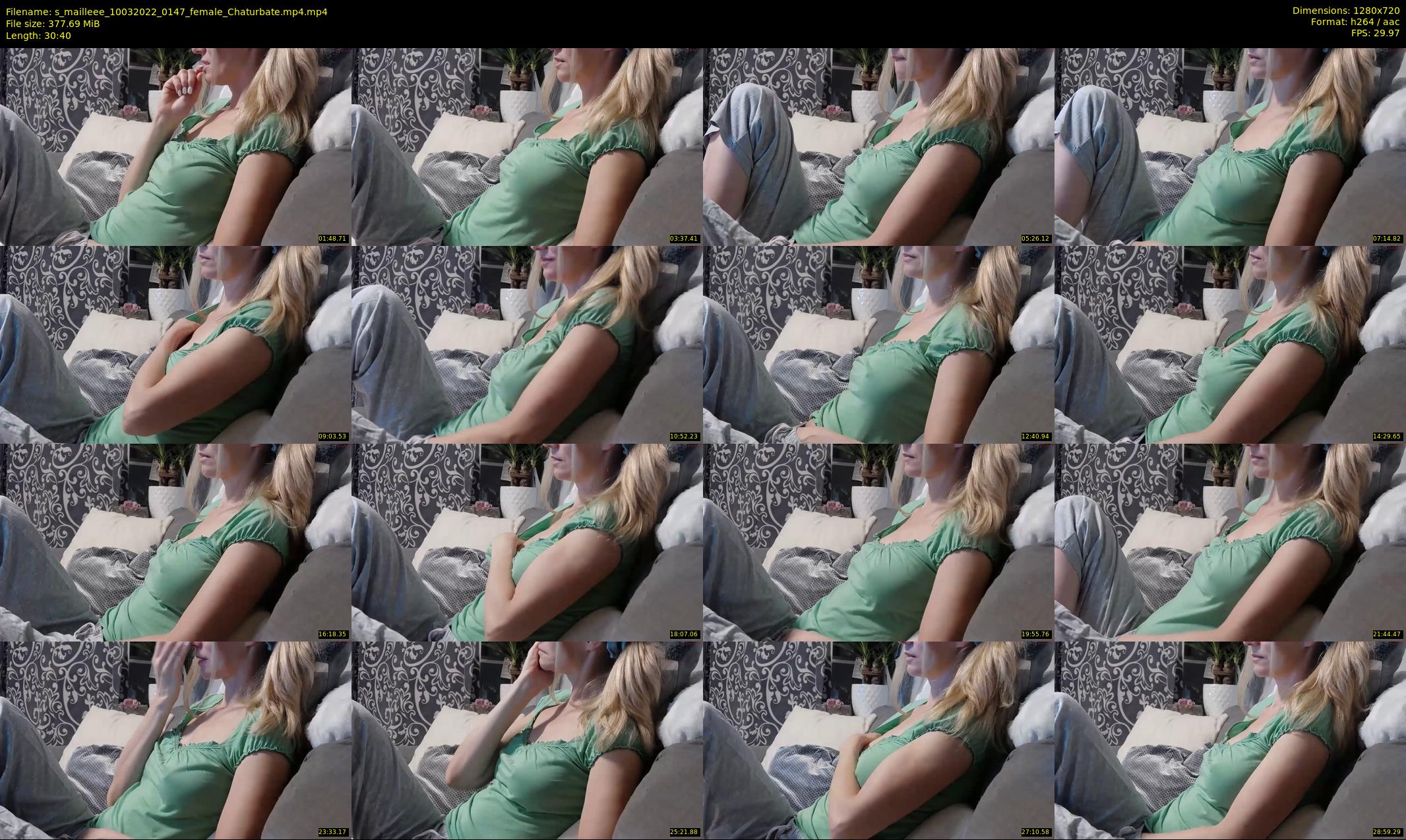 s_mailleee — 31 minute Chaturbate female cam show recording, 720p, Mar 10, 2022